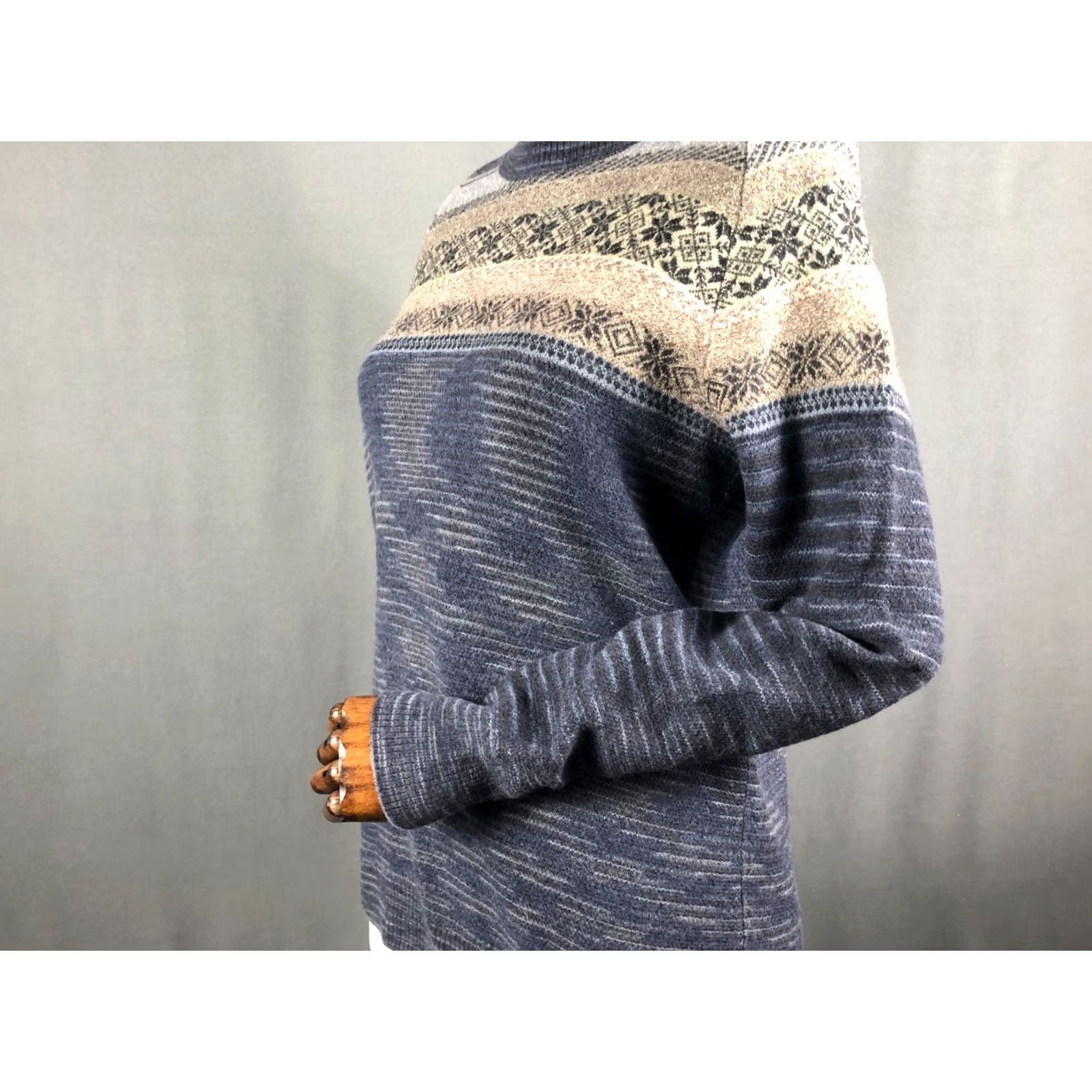 Missoni Missoni Sweater Wool Blue Roll Neck Women's Size 50 Patterned Ribbed Neck Long Sleeve Pullover Striped Knit Vintage No Size XL / US 12-14 / IT 48-50 - 7 Thumbnail