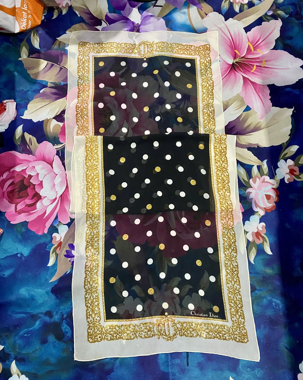 Christian Dior Monsieur christian dior silk scarve Size ONE SIZE - 2 Thumbnail