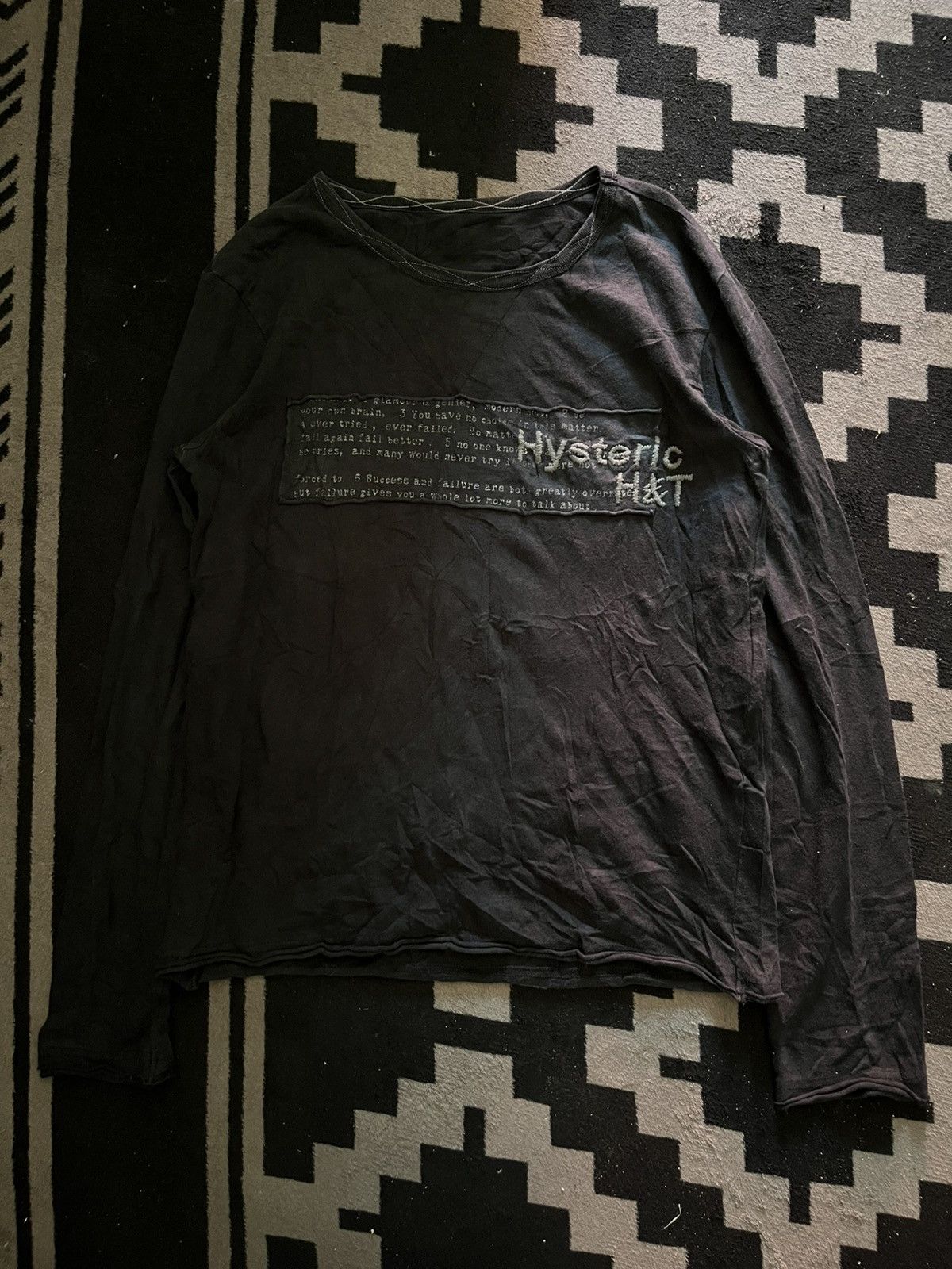 Other Vintage hysteric h&t distressed poem vkei tee Size US M / EU 48-50 / 2 - 1 Thumbnail