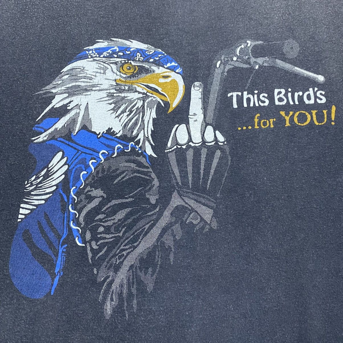 Harley Davidson Rare‼️🔥VTG HD This Bird's For You Motorcycle Eagle T-Shirt Size US M / EU 48-50 / 2 - 6 Thumbnail