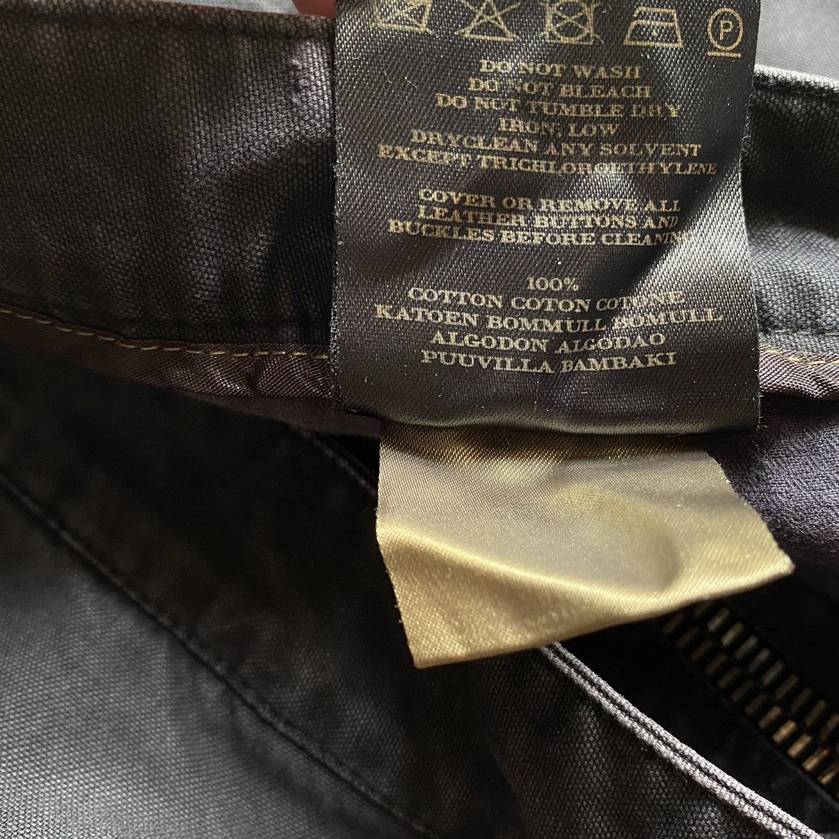 Burberry SS2003 Design By Christopher Bailey Zip Biker Pants Size US 31 - 8 Thumbnail