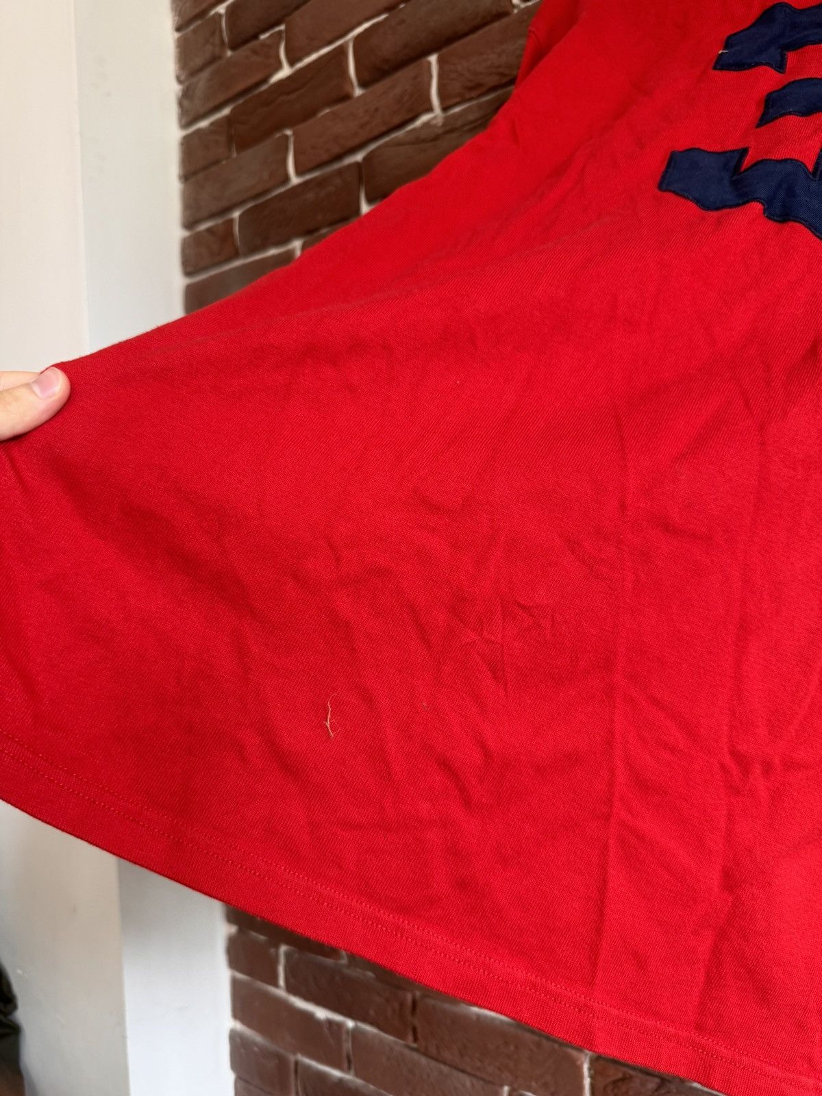 Vintage Polo Ralph Lauren USA Rugby Polo Shirt Rare Hype Red L Rare Size US L / EU 52-54 / 3 - 4 Thumbnail