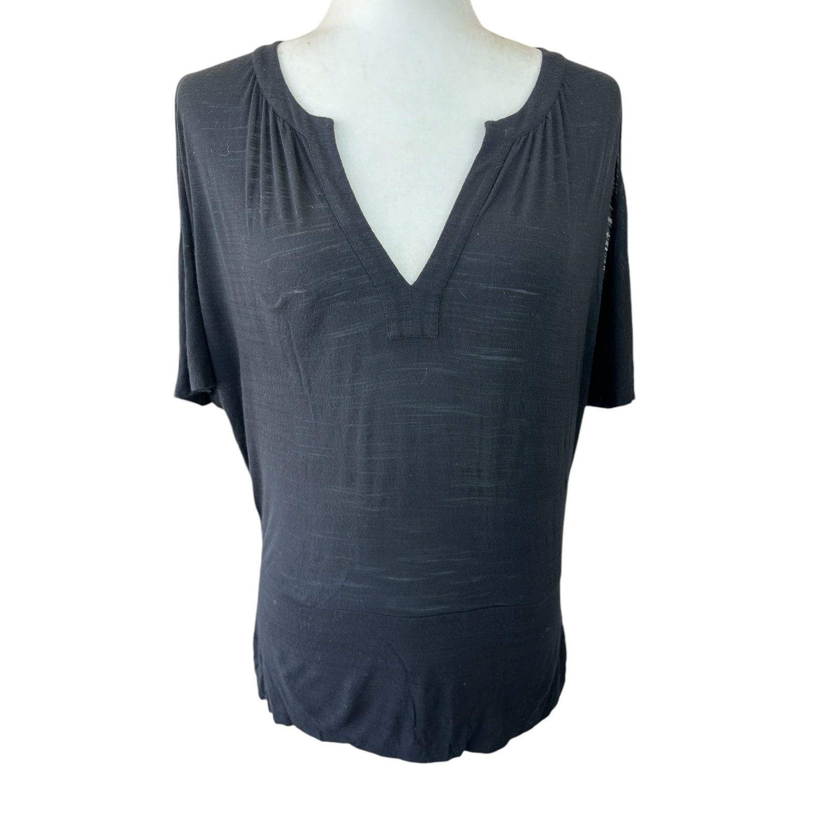 Lafayette 148 Lafayette 148 Top Large Black Minimalist Quiet Luxury Basics Size L / US 10 / IT 46 - 4 Thumbnail