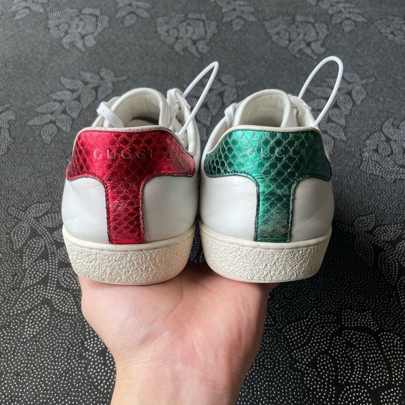 Gucci Gucci Ace Leather Fashion Sneakers for Men -2508 Size US 8 / EU 41 - 3 Thumbnail