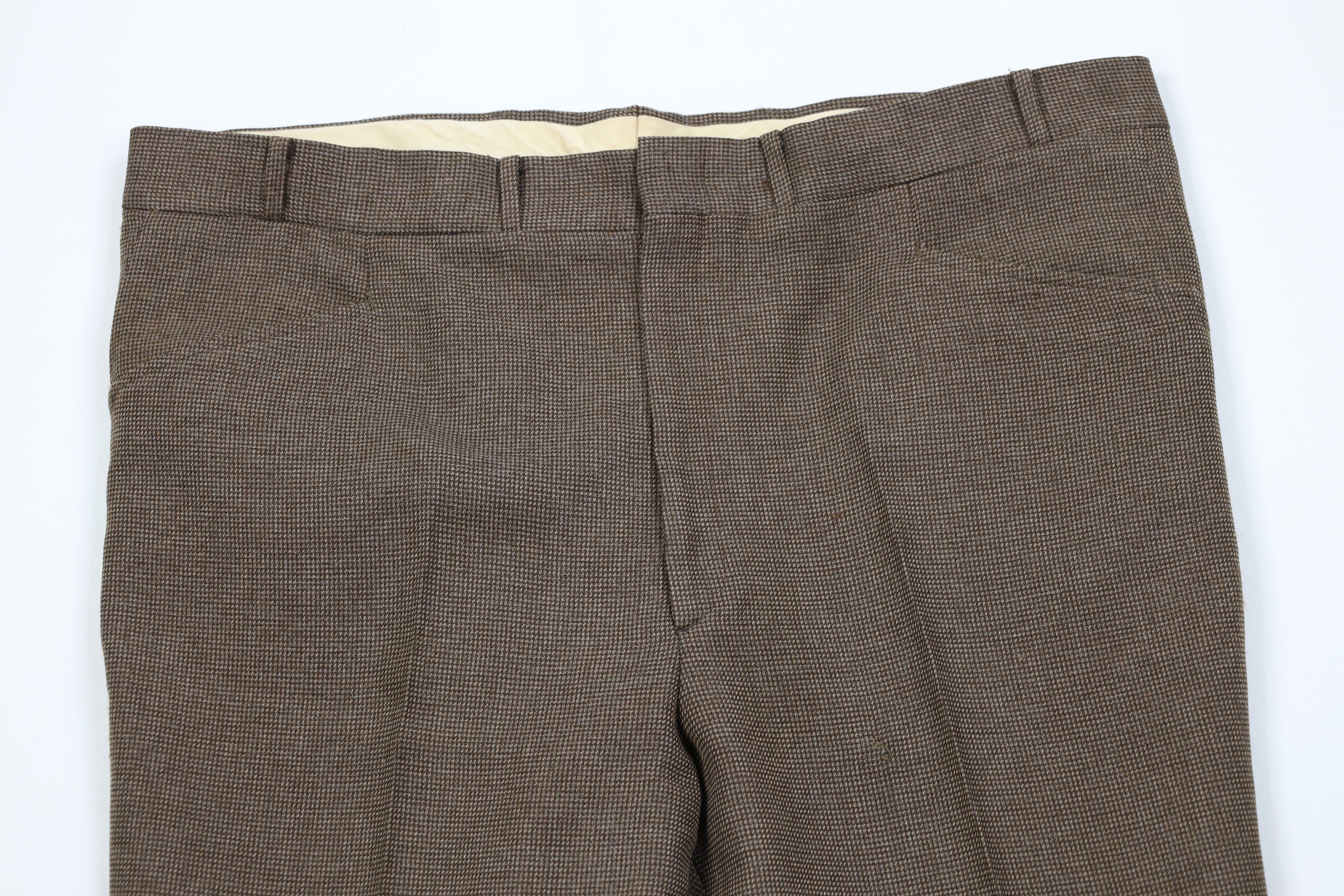 Vintage Vintage 60s 70s Streetwear Wide Leg Chino Pants Brown USA Size US 40 / EU 56 - 2 Thumbnail