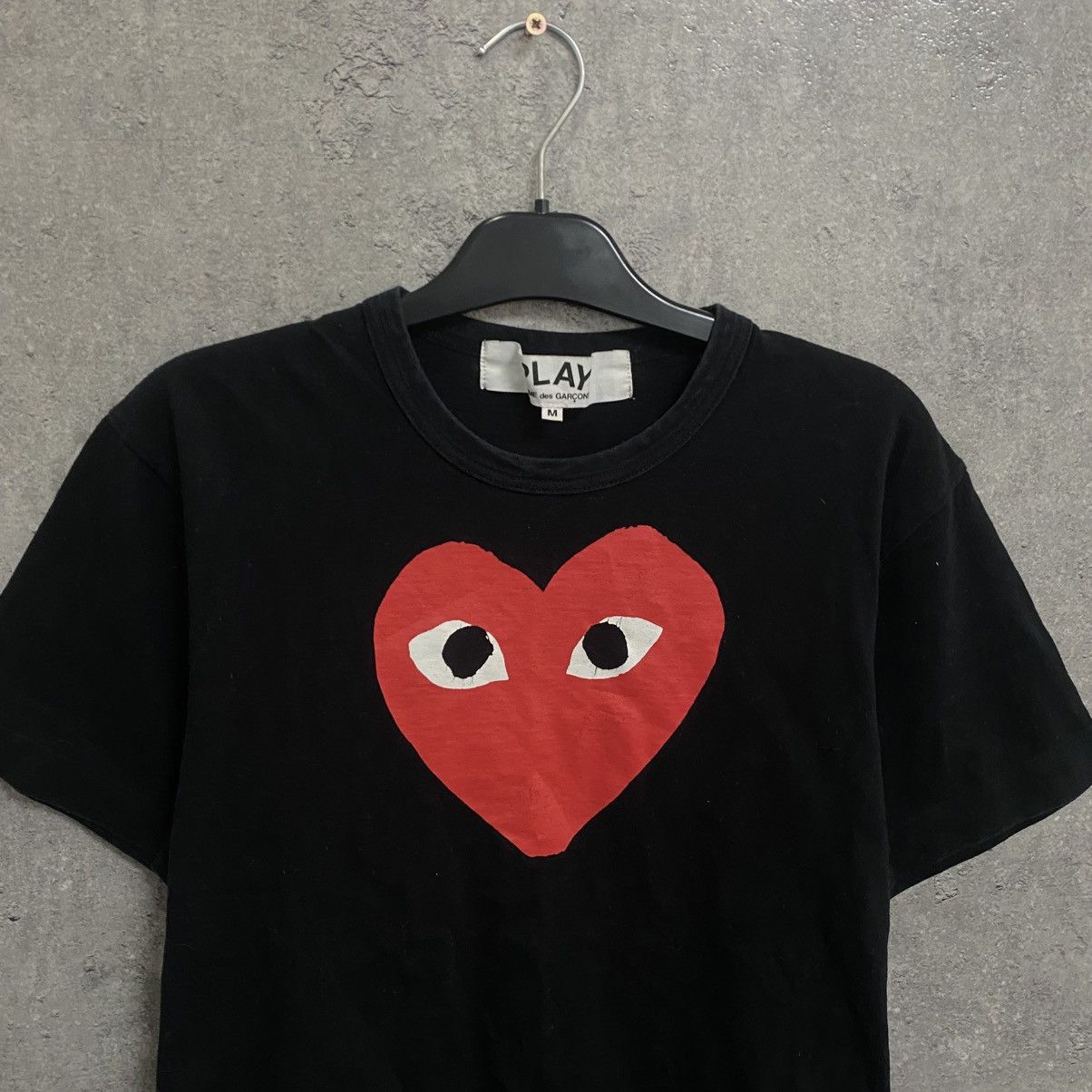 Comme des Garcons Vintage Comme Des Garçons Big Heart T-Shirt Size US M / EU 48-50 / 2 - 4 Thumbnail