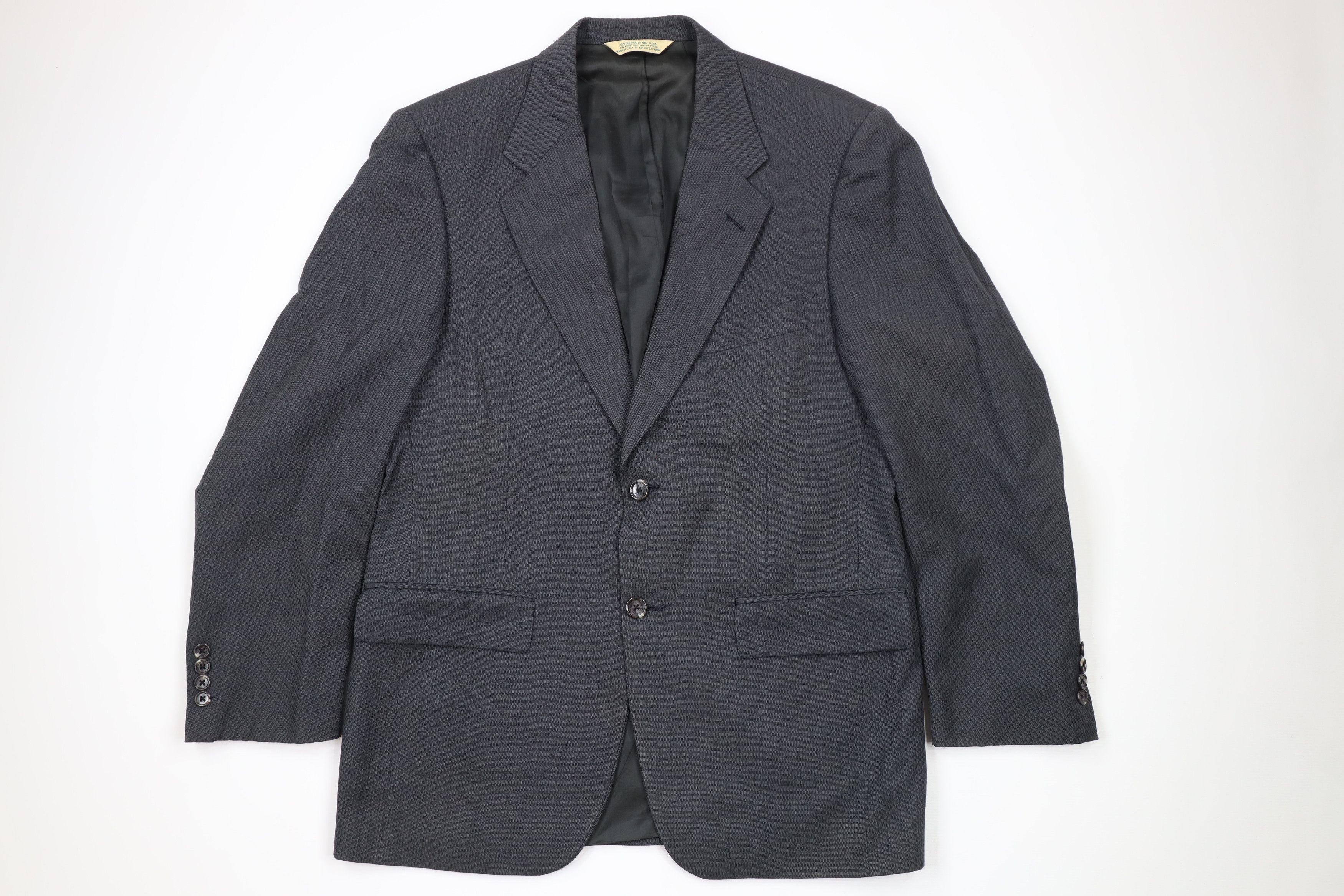 Vintage 70s Palm Beach Pinstriped 2 Piece Suit