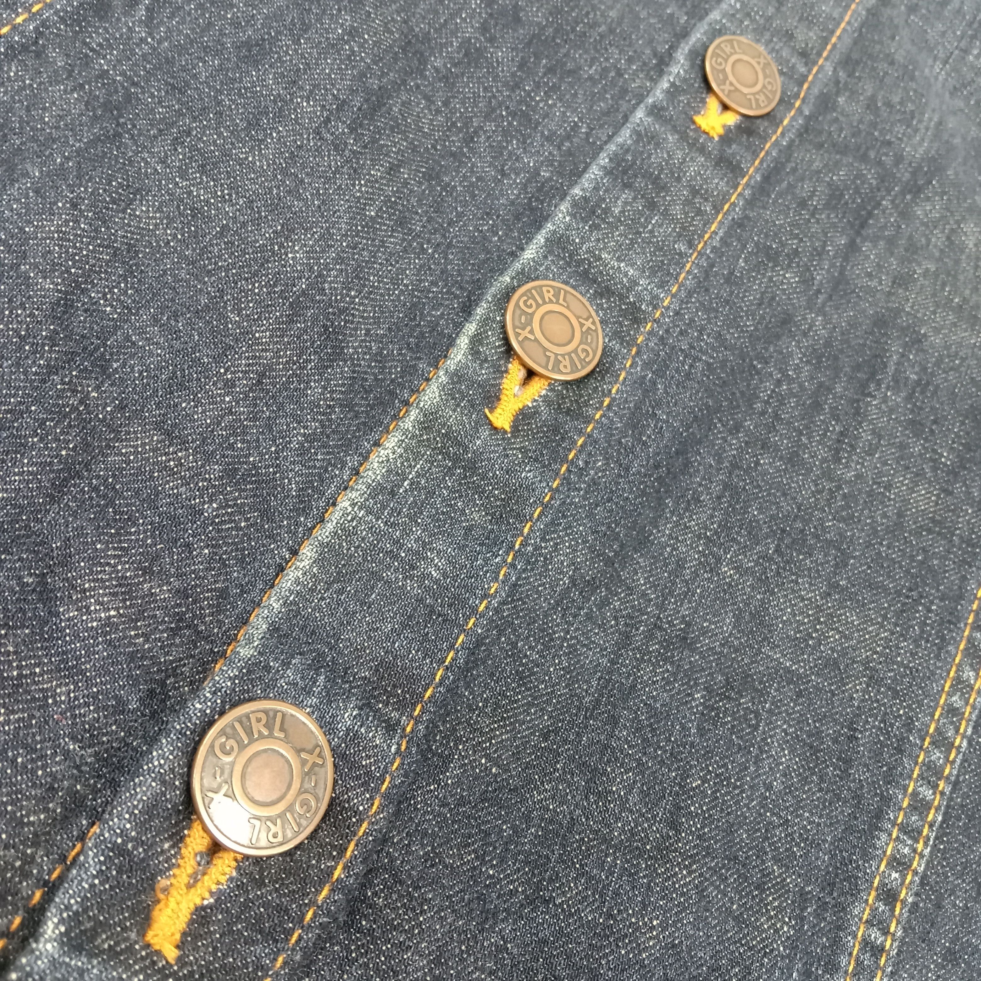 Japanese Brand Vintage X-girl Japanese Brand Denim Overall Jeans C235N20 Size US 36 / EU 52 - 3 Thumbnail