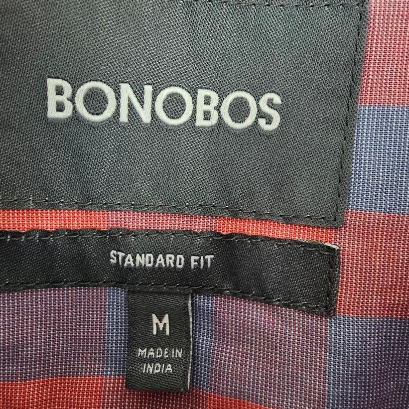Bonobos Bonobos Mens Checker Dress Shirt Size M Career Corp Business Size US M / EU 48-50 / 2 - 6 Thumbnail