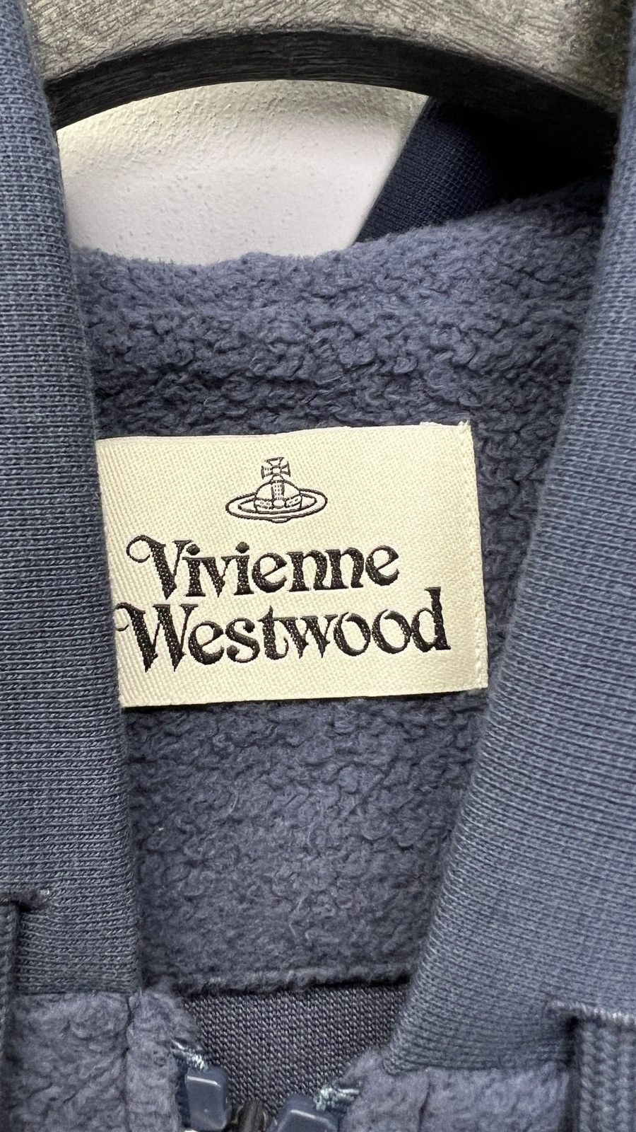 Vivienne Westwood Vivienne Westwood Blue Embroidered Hoodie Size US M / EU 48-50 / 2 - 3 Thumbnail