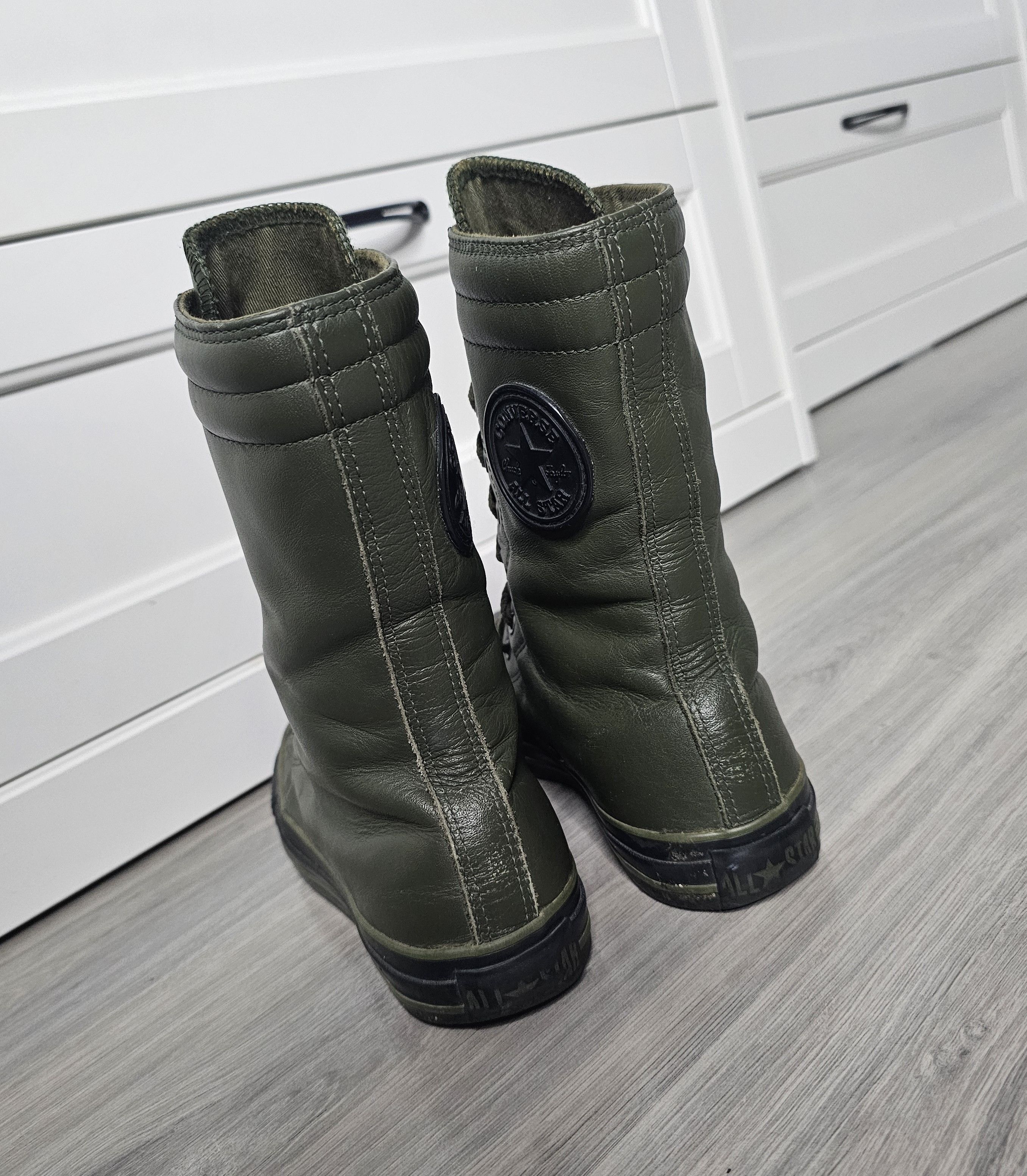 Converse Converse All Star military green high leather sneakers Size US 6.5 / IT 36.5 - 4 Thumbnail
