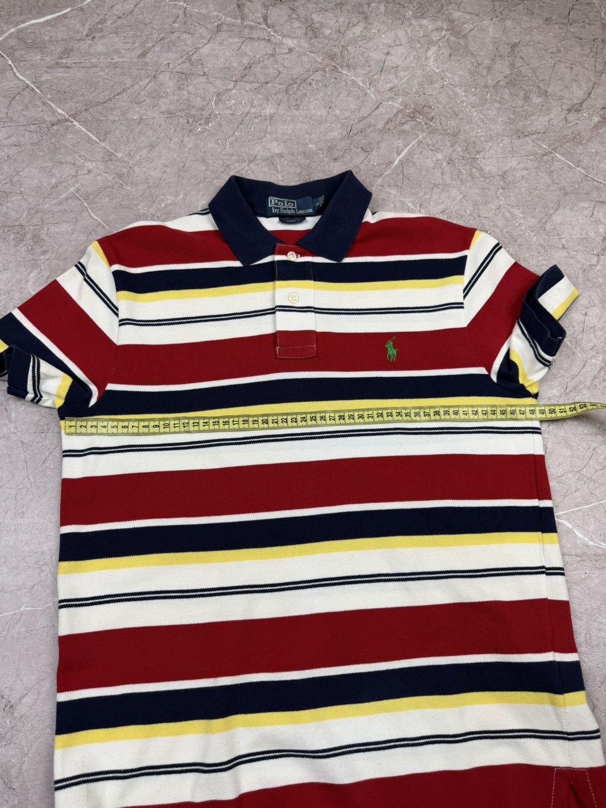 Polo Ralph Lauren Vintage 90s Y2K Polo Ralph Lauren Striped Polo Shirt Size US S / EU 44-46 / 1 - 12 Thumbnail