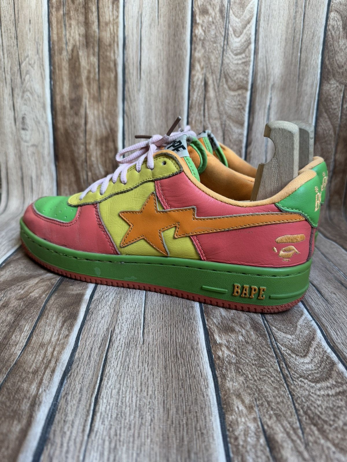 Bape × Nigo 2009 woodland camo bapesta Size US 9 / EU 42 - 14 Thumbnail