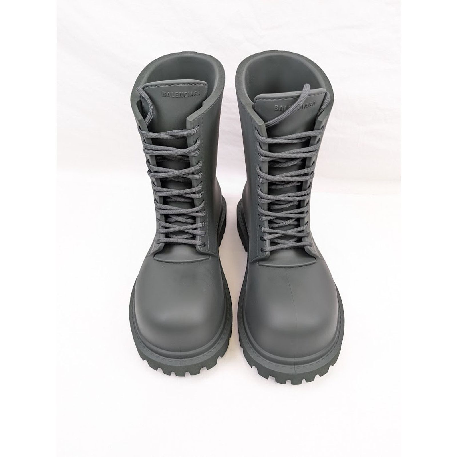 Balenciaga o1rshd1 Full Steroid Boots in Dark Khaki Size US 9 / EU 42 - 14 Thumbnail