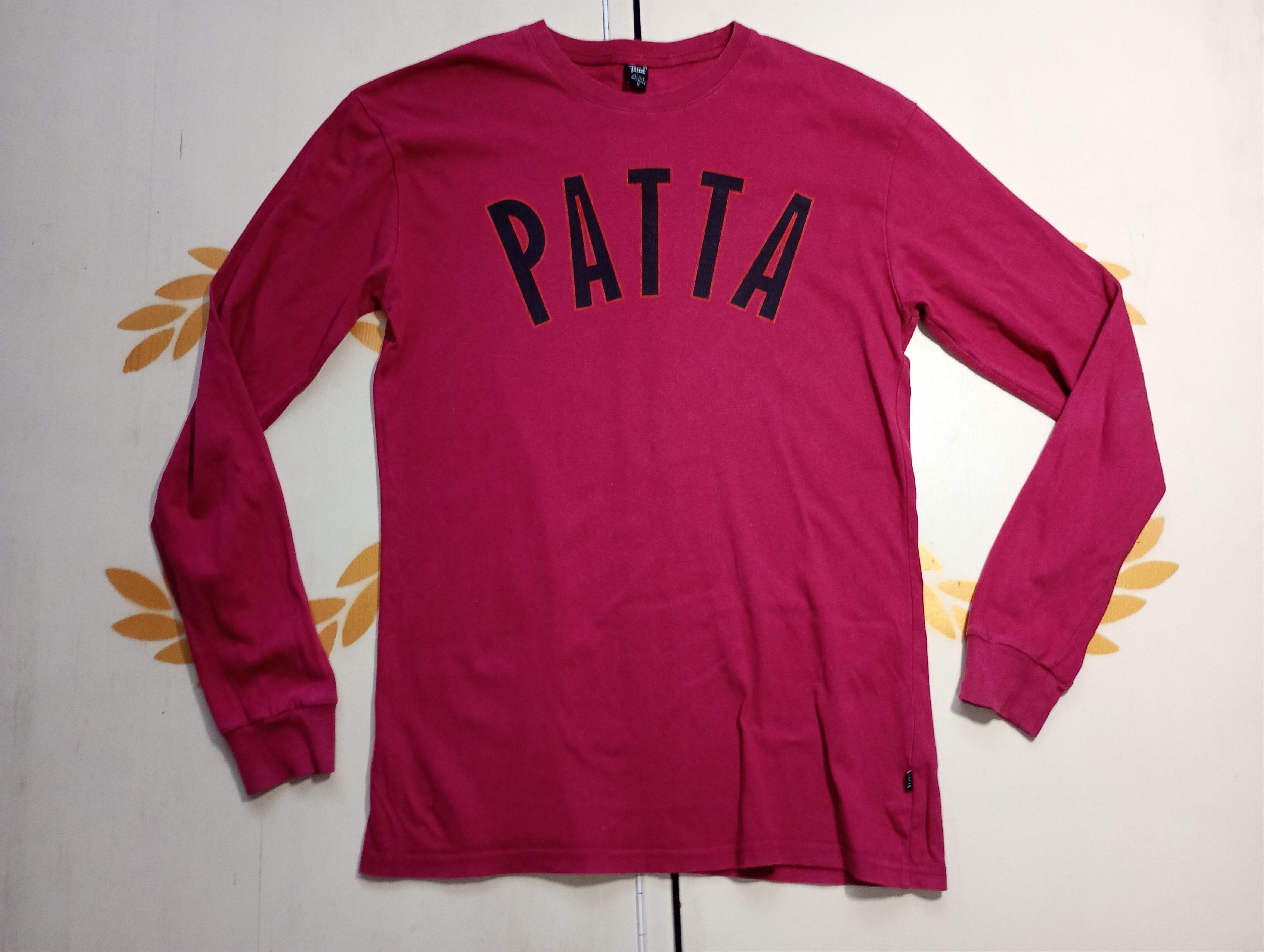 Patta Patta Center Logo Long Sleeve T-Shirt Size US M / EU 48-50 / 2 - 1 Thumbnail