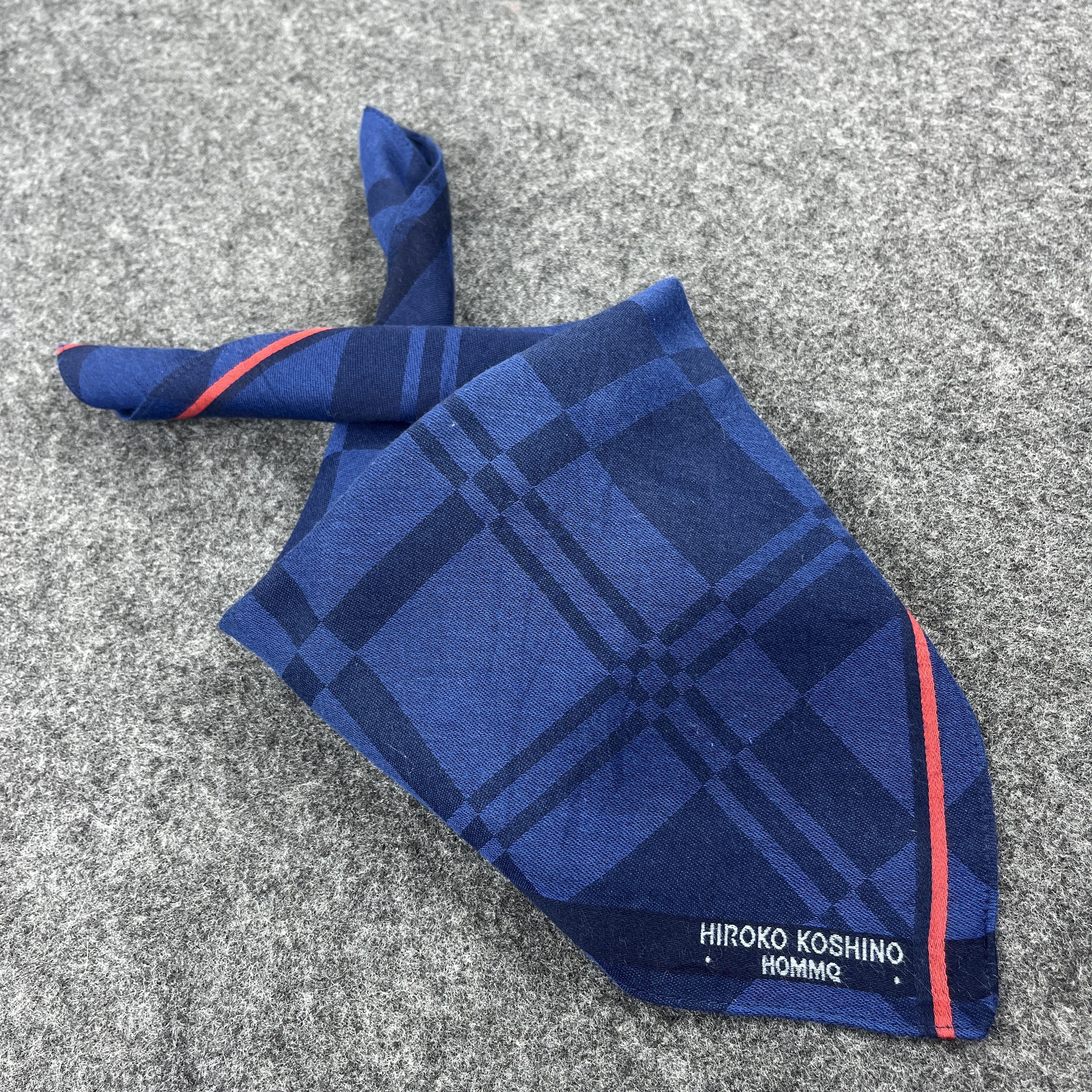 Hiroko Koshino Homme × Vintage Hiroko Koshino Handkerchief / Bandana / Neckerchief B152 Size ONE SIZE - 9 Thumbnail
