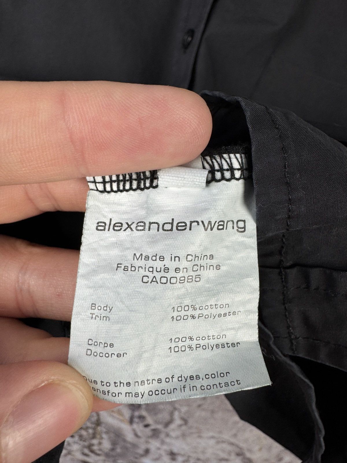 Alexander Wang Alexander Wang Black Shirt Long Sleeve Zip Detail Designer Size S / US 4 / IT 40 - 12 Thumbnail