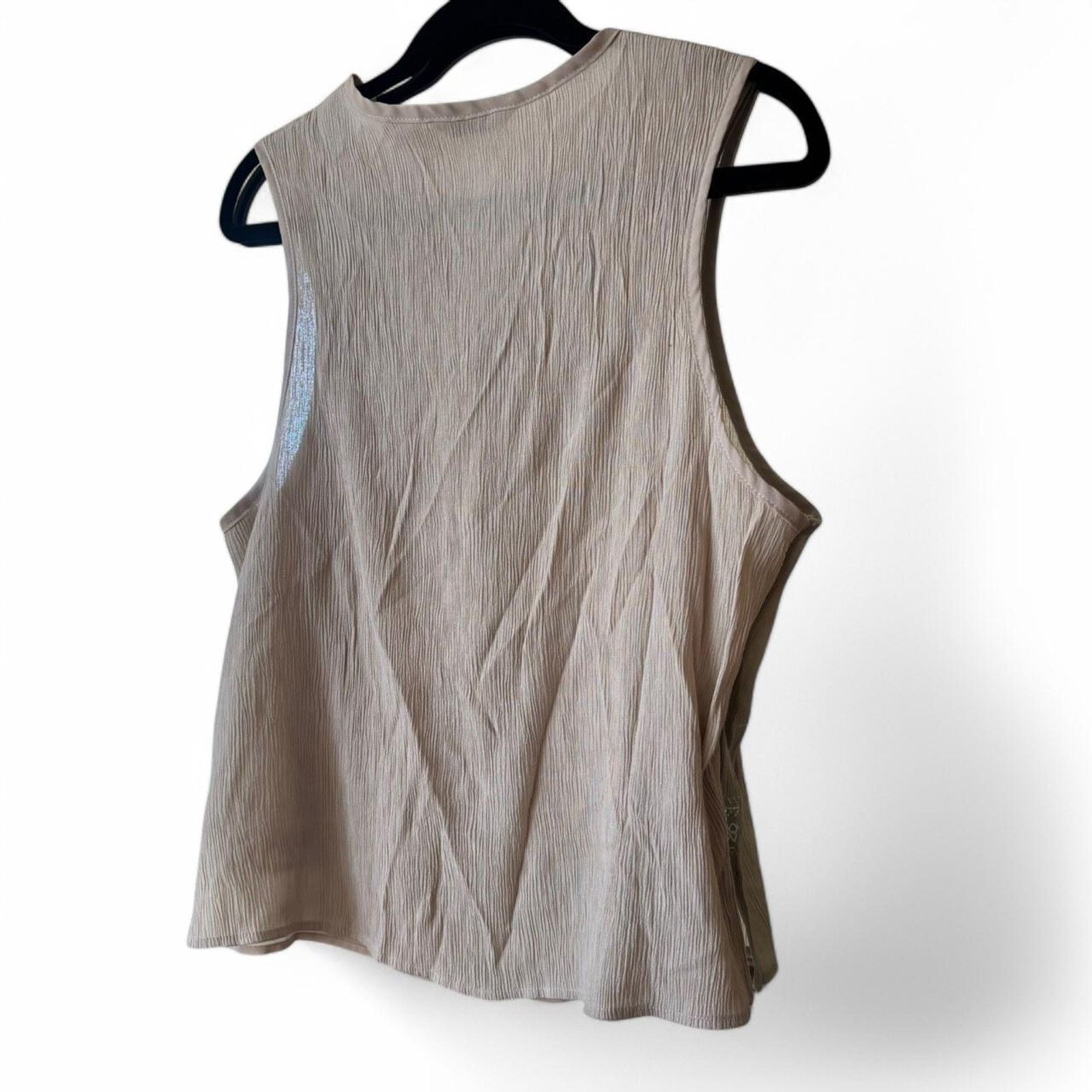 Vintage Vintage Blast Beige Button Down Tank Medium Natural Bohemian Size M / US 6-8 / IT 42-44 - 6 Thumbnail