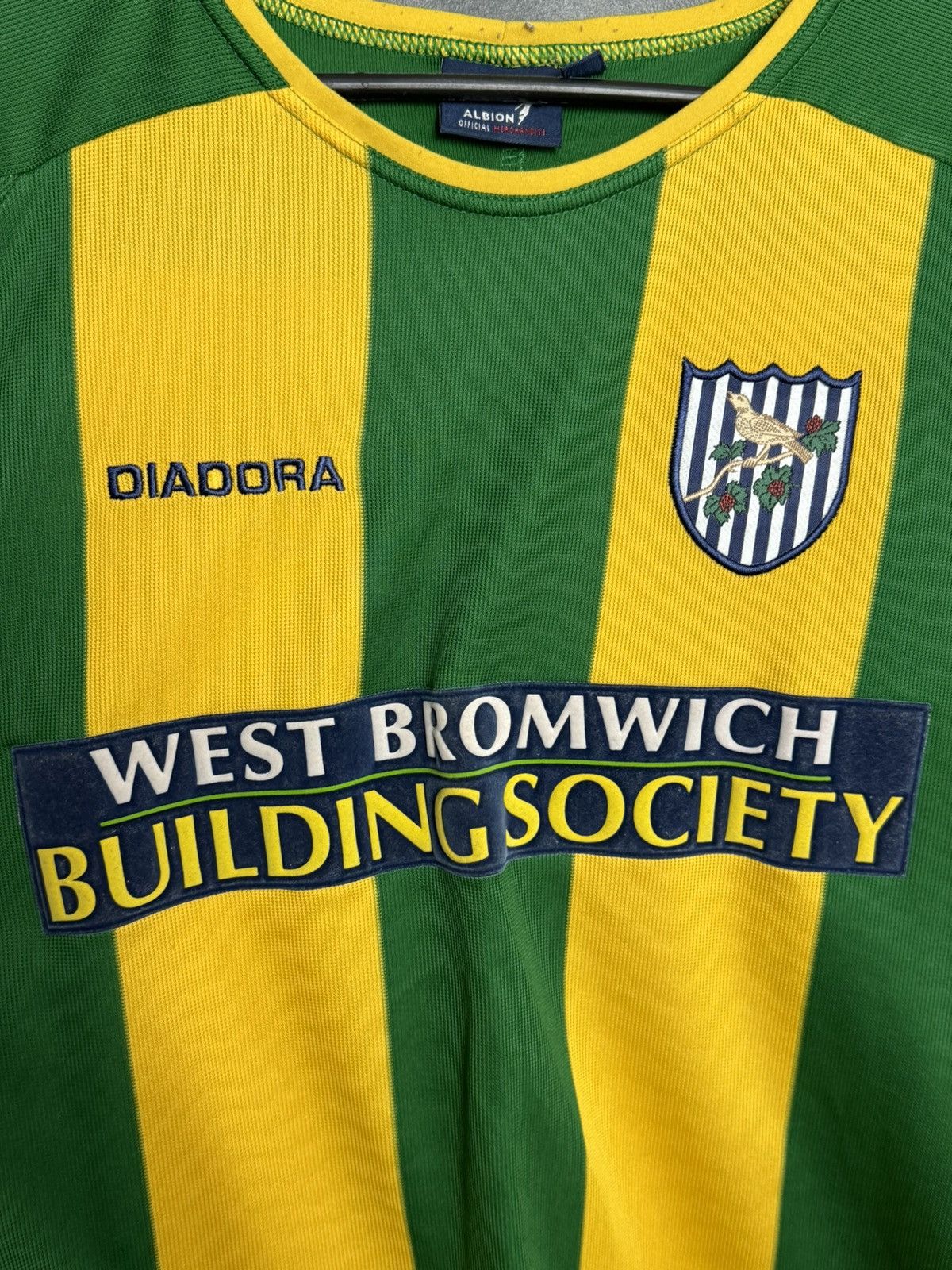 Diadora West Bromwich Albion 03/04 Away Football Jersey Size US XL / EU 56 / 4 - 3 Thumbnail