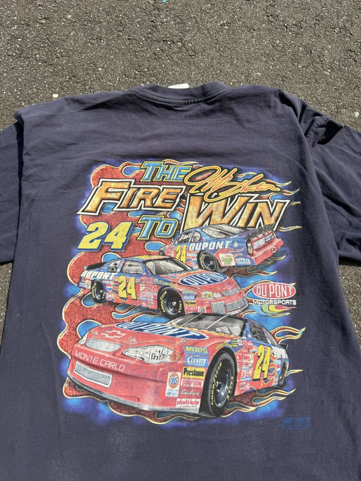 Chase Authentics VINTAGE NASCAR JEFF GORDON TEE SHIRT BIG PRINT Size US XL / EU 56 / 4 - 4 Thumbnail