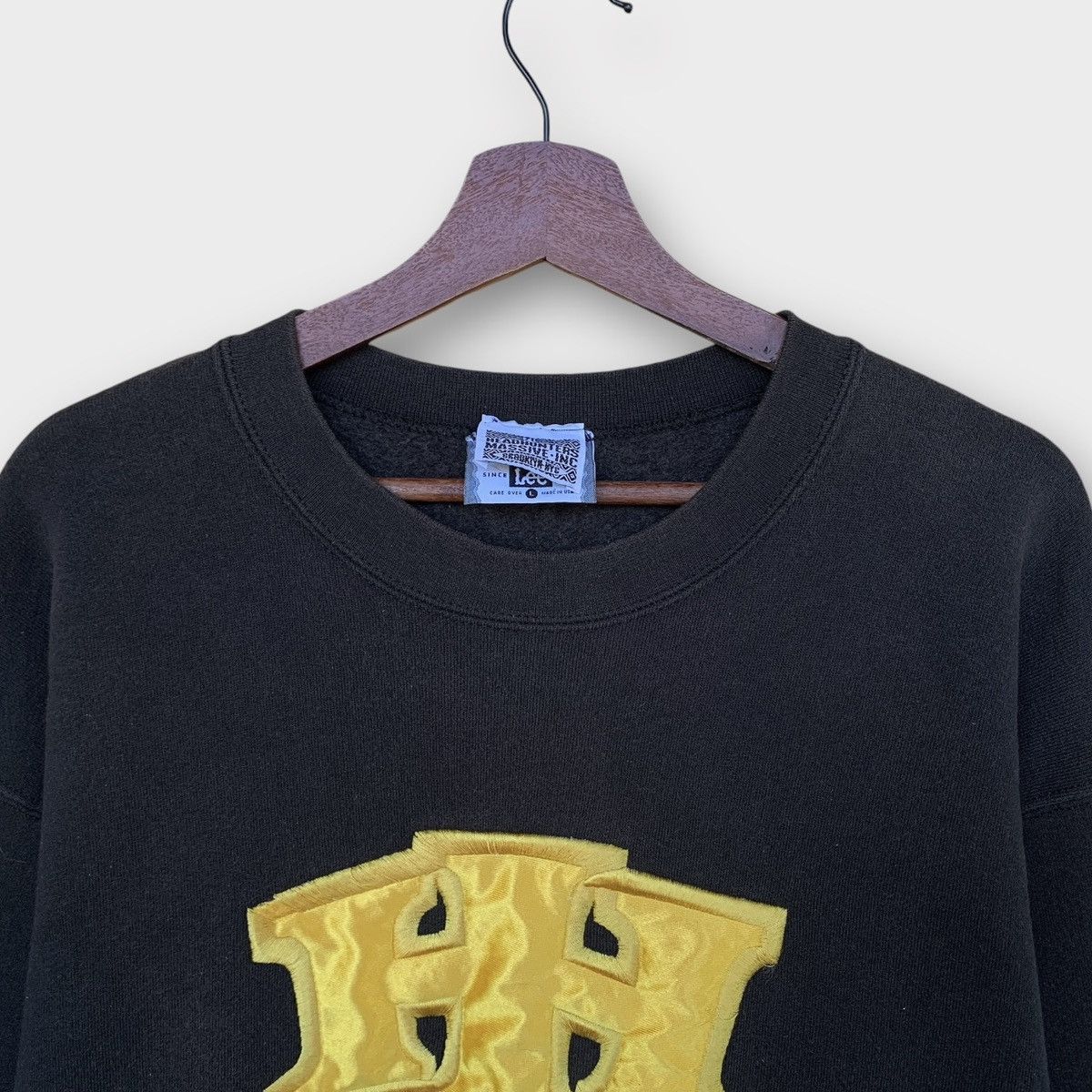 Lee × Rap Tees × Vintage Rare! Vintage 90s Faded Headhunters Massive Embroidered Logo Size US L / EU 52-54 / 3 - 5 Thumbnail