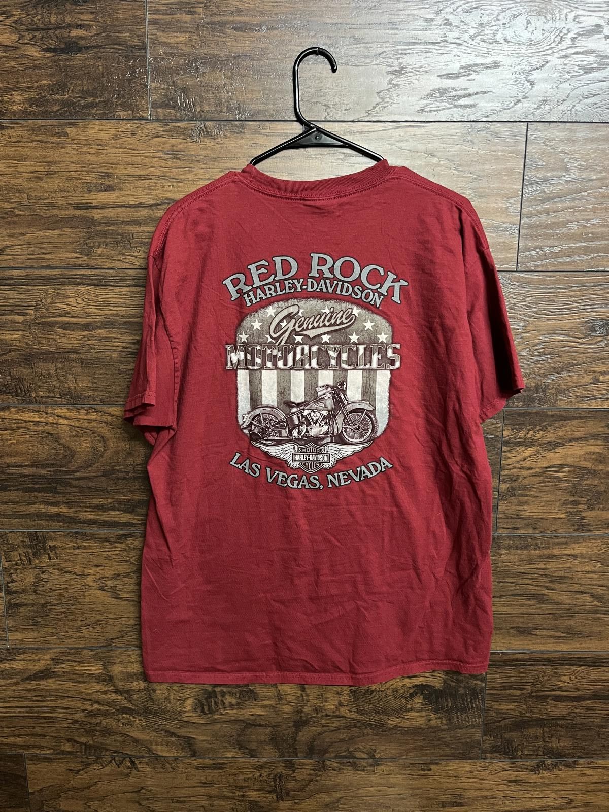 Harley Davidson Las Vegas Harley Davidson T-shirt Red Rock Tee - L Size US L / EU 52-54 / 3 - 1 Thumbnail