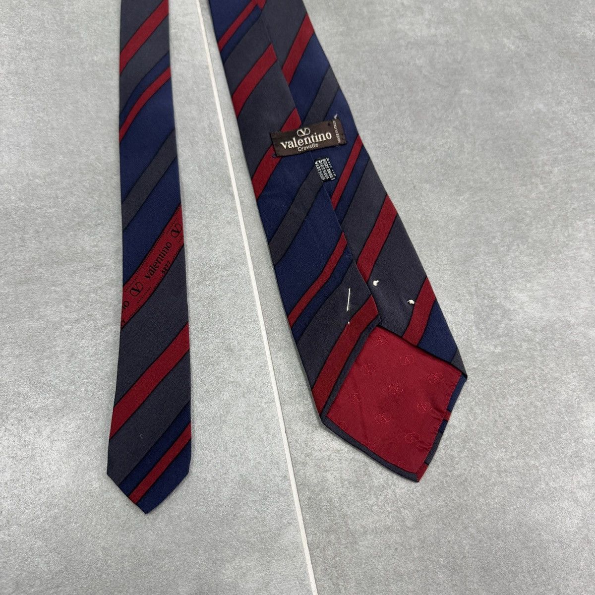 Valentino × Vintage Vintage Valentino Silk Tie Size ONE SIZE - 10 Thumbnail
