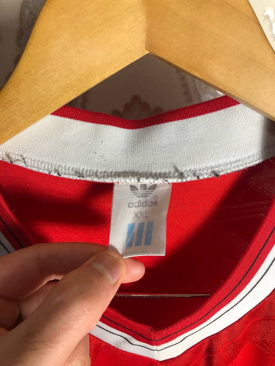 Adidas VINTAGE ADIDAS MANCHESTER UNITED ENGLAND SOCCER JERSEY RETRO Size US XXL / EU 58 / 5 - 5 Thumbnail