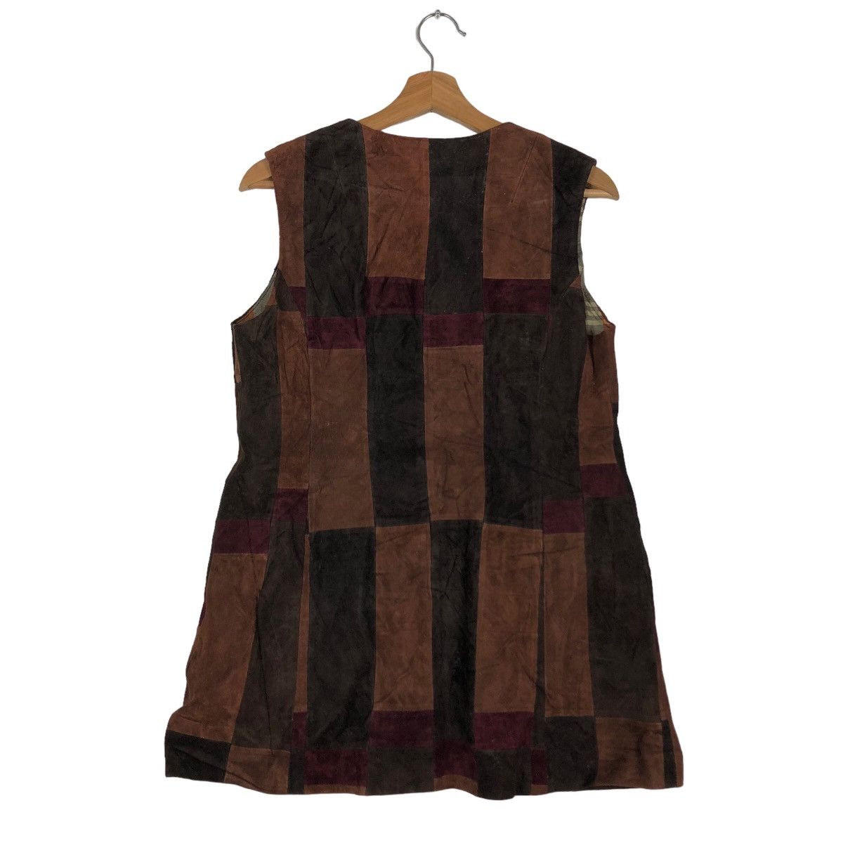 Japanese Brand 🔥Kapital Japan Design Vest Tank Top Tartan Design Patchwork Size US M / EU 48-50 / 2 - 8 Thumbnail