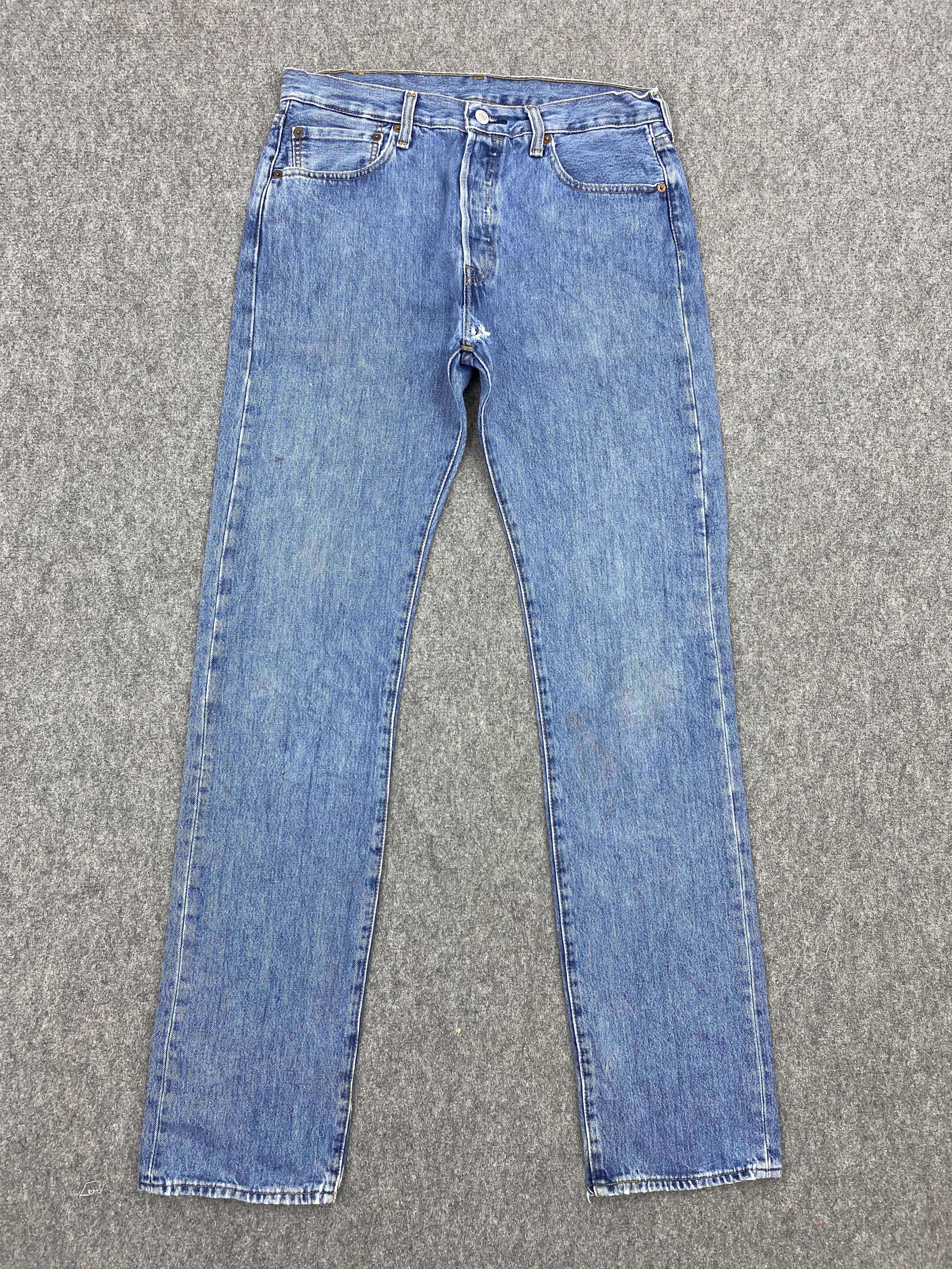 Levi's Blue Denim Vintage Levis 501 Jeans DP2660 Size US 31 - 1 Thumbnail