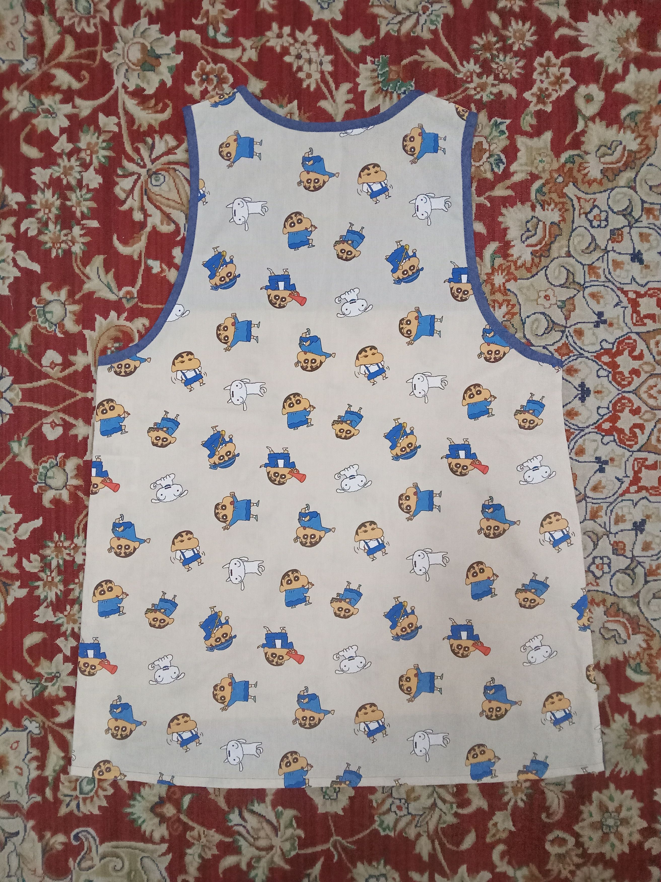 Japanese Brand Vintage Crayon SinChan Housewives Kitchen Shirt Size ONE SIZE - 2 Thumbnail