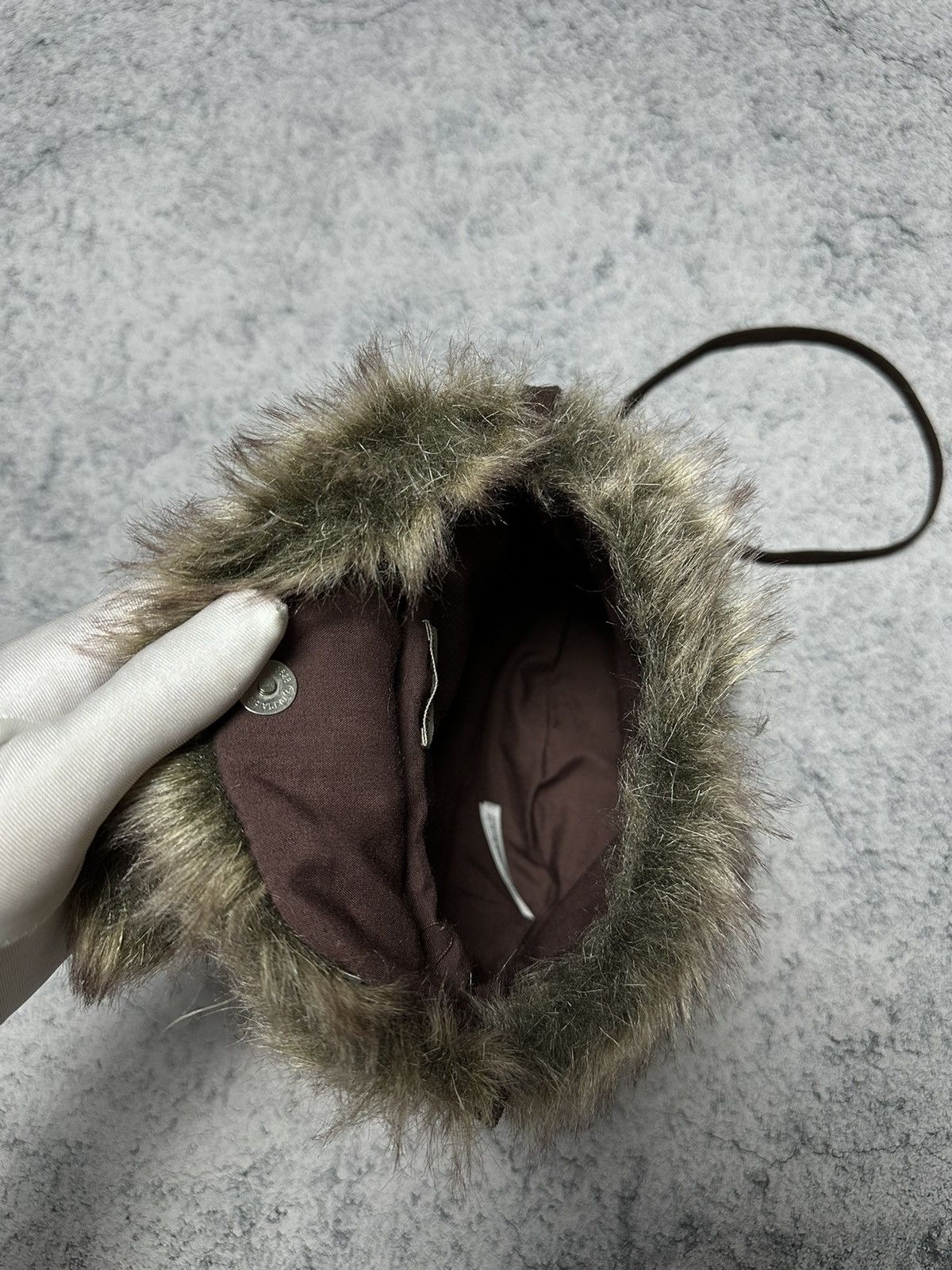 If Six Was Nine Vintage Faux Fur Mohair Y2K Crossbody Shoulder Bag Size ONE SIZE - 9 Thumbnail