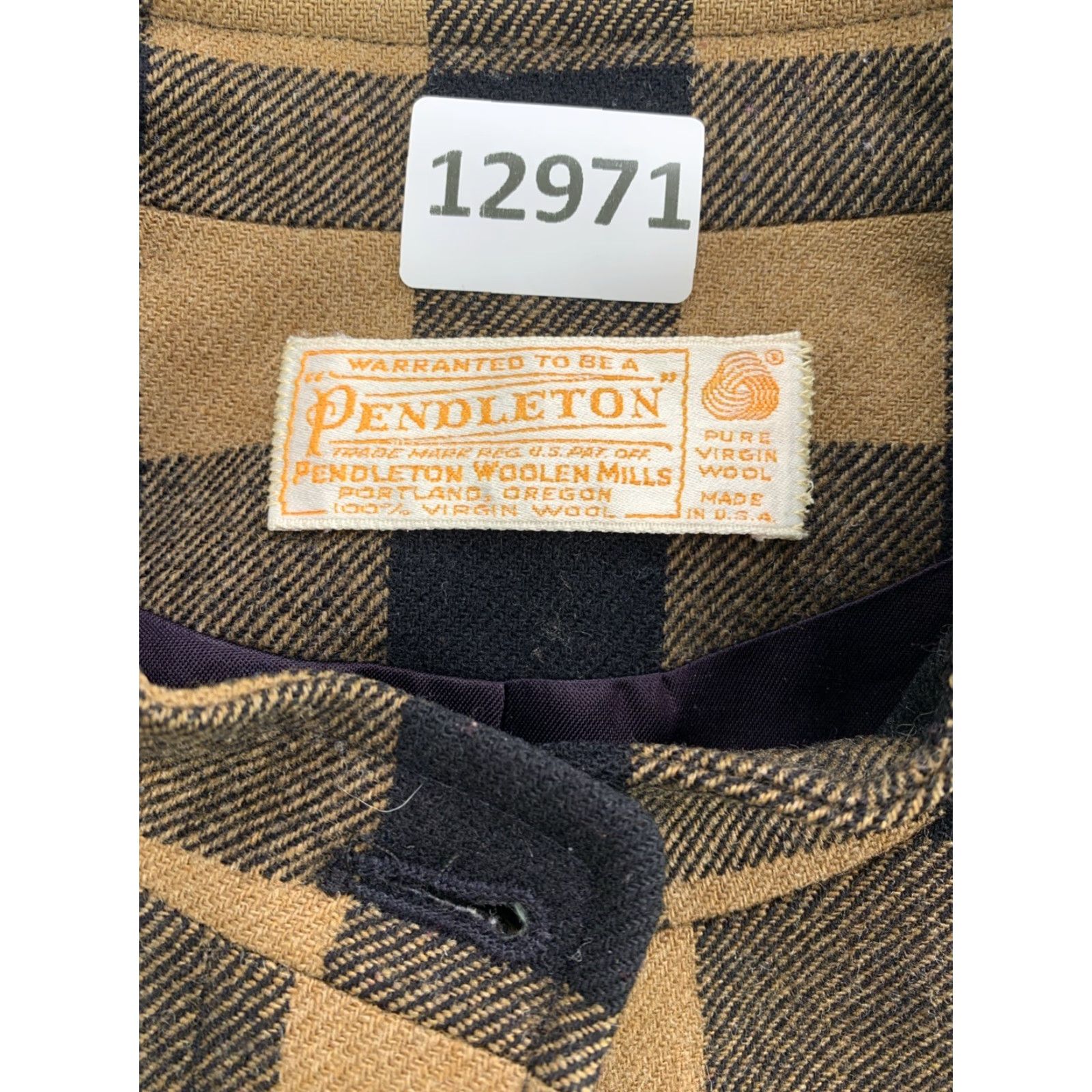 Pendleton VINTAGE Pendleton Blazer Jacket Women Small Brown Black Wool Buffalo Plaid USA Made 50s 60s Preppy Casual Button Pocket Lining Polyester Size S / US 4 / IT 40 - 2 Thumbnail