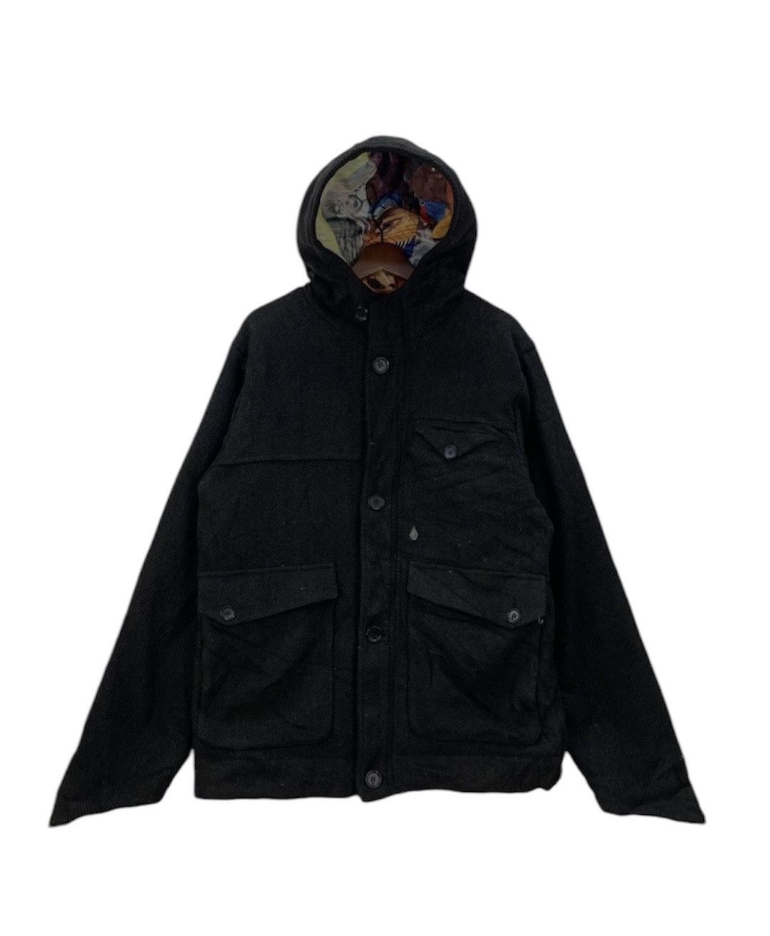 Vintage × Volcom Volcom Hoodie Jacket Size US L / EU 52-54 / 3 - 1 Thumbnail