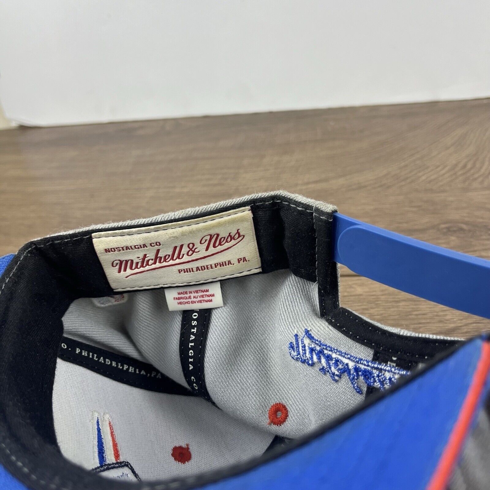 Mitchell & Ness Oklahoma City Thunder Hat Mitchell & Ness Snapback Gray Hat Size ONE SIZE - 18 Thumbnail