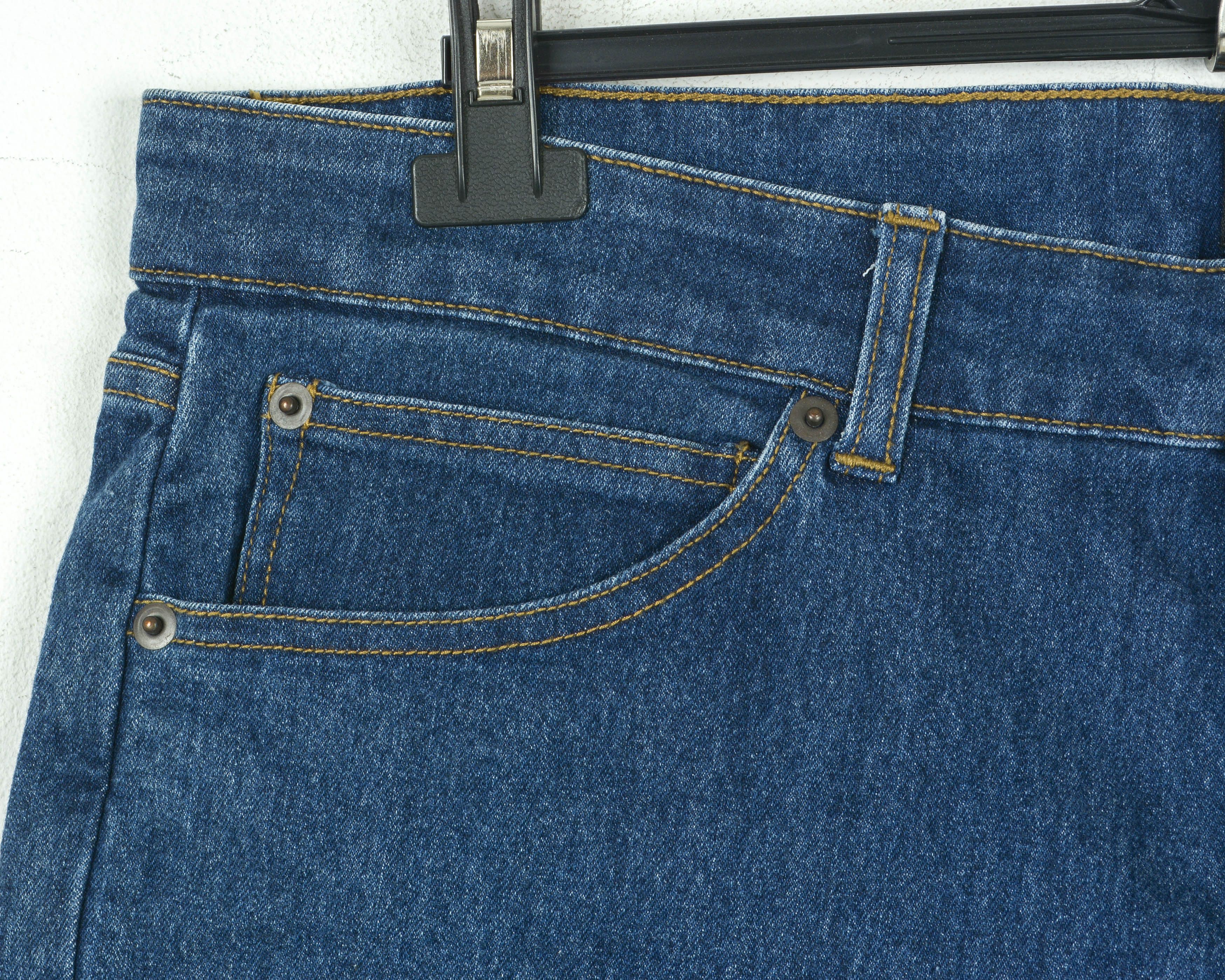 Asos ASOS Mens Blue Denim Shorts W36 Casual Indigo Jeans Size US 36 / EU 52 - 2 Thumbnail
