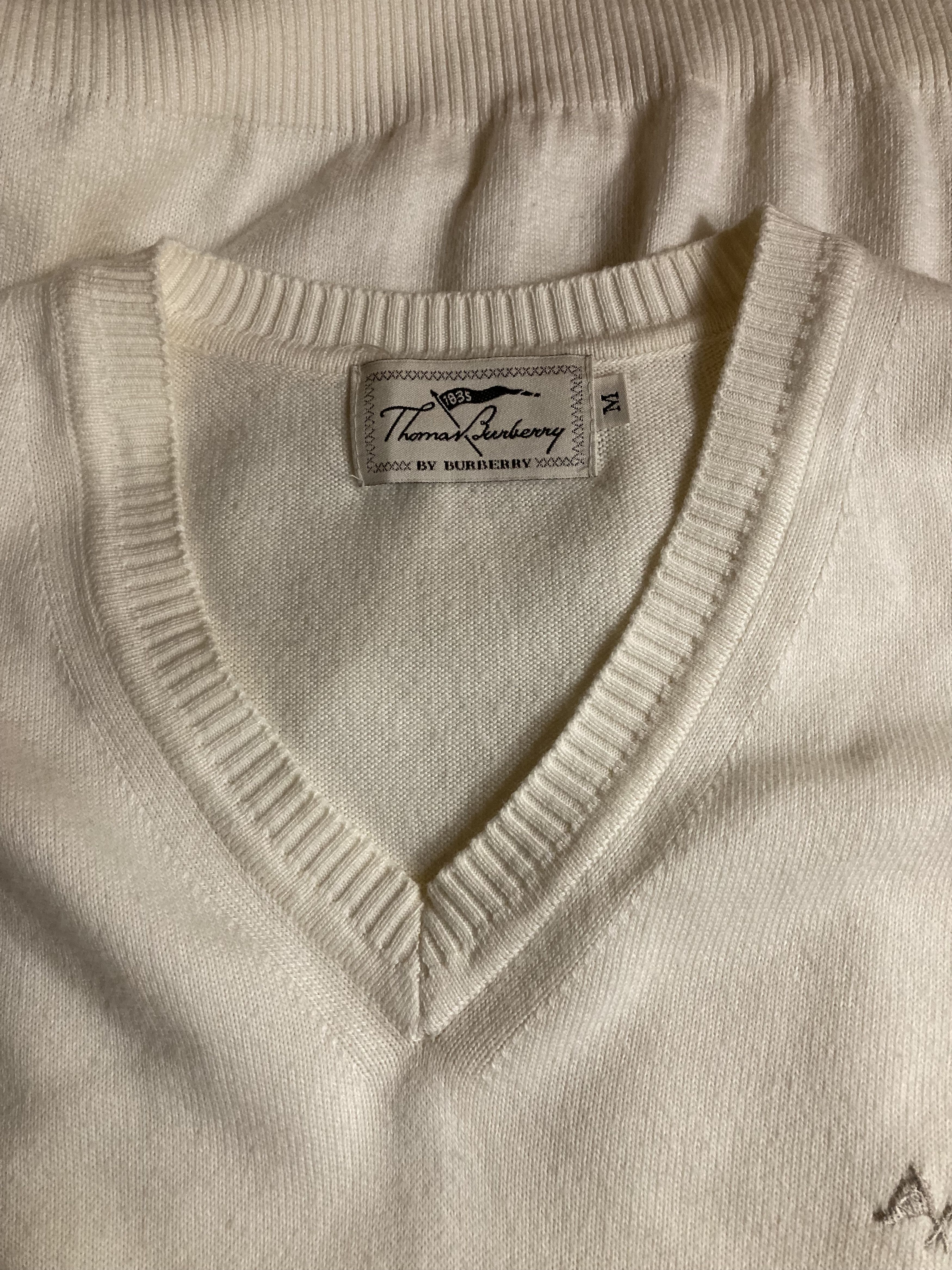 Burberry × Burberry Prorsum × Vintage Vintage 80-90 Thomas Burberry By Burberry jumper Size US M / EU 48-50 / 2 - 6 Thumbnail