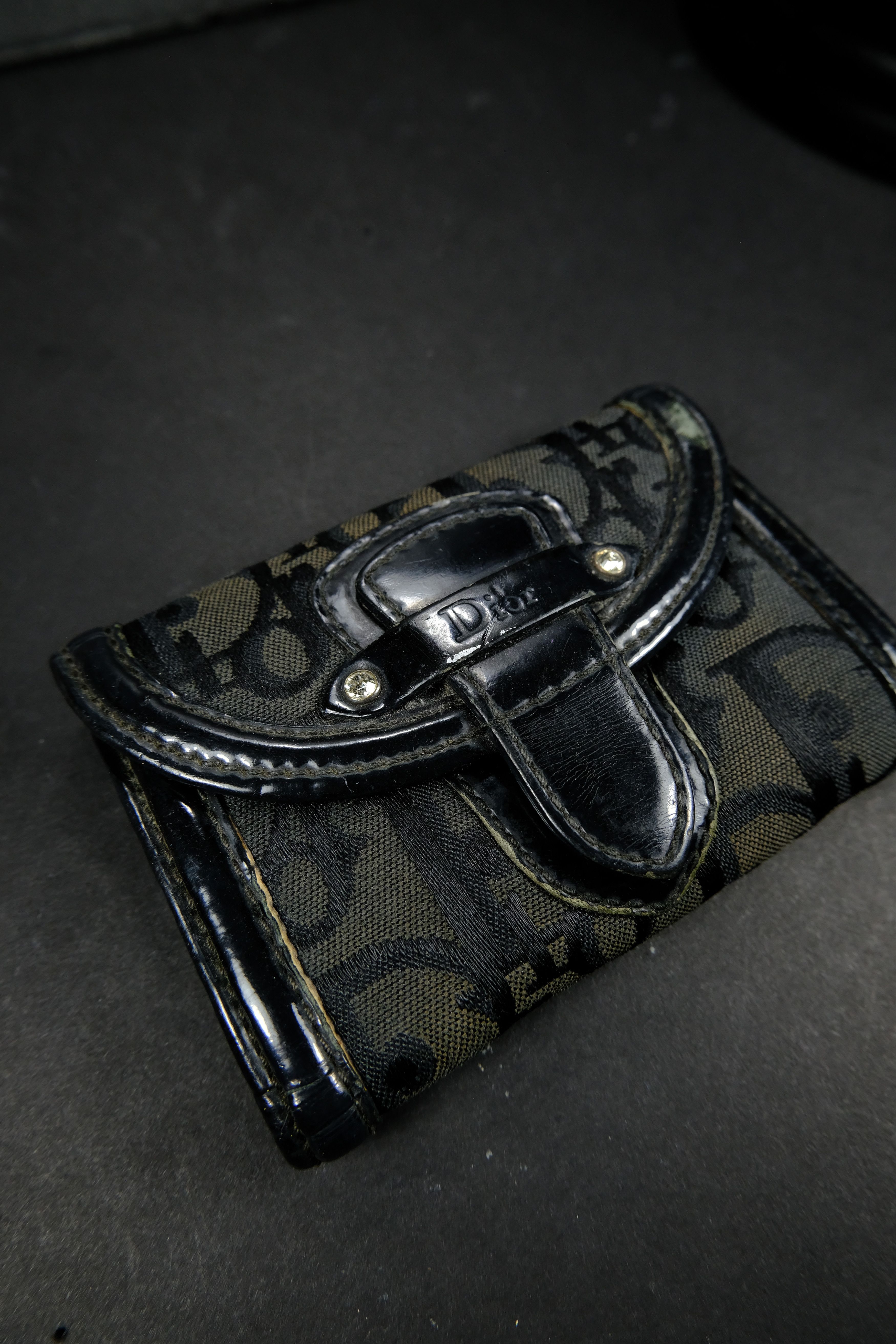 Dior Trotter Black Card/Key Holder Size ONE SIZE - 2 Thumbnail