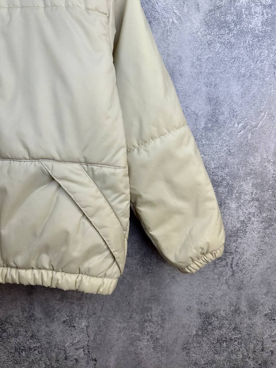 Nike Nike Y2K Puffer Padded Jacket Nylon Swoosh Cream Quilted Size M / US 6-8 / IT 42-44 - 8 Thumbnail