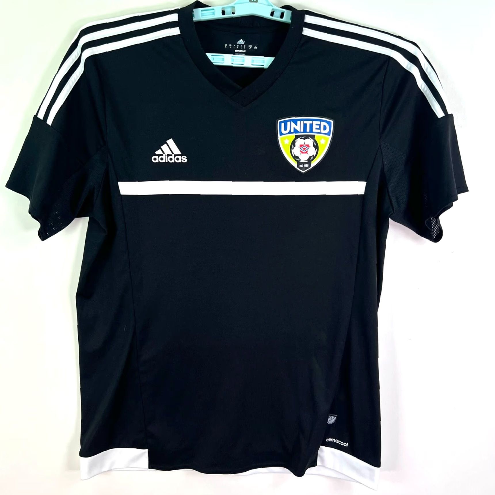 Adidas VINTAGE Adidas Climacool Arkansas United Soccer Jersey Shirt Adult L Black Size US L / EU 52-54 / 3 - 2 Thumbnail