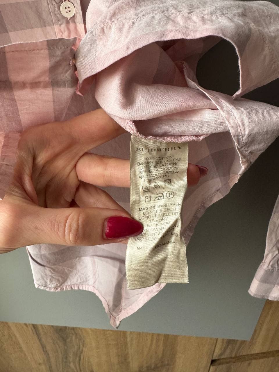 Burberry × Designer Womens Burberry Brit Nova Check L/S Shirt Size M Luxury Size M / US 6-8 / IT 42-44 - 4 Thumbnail