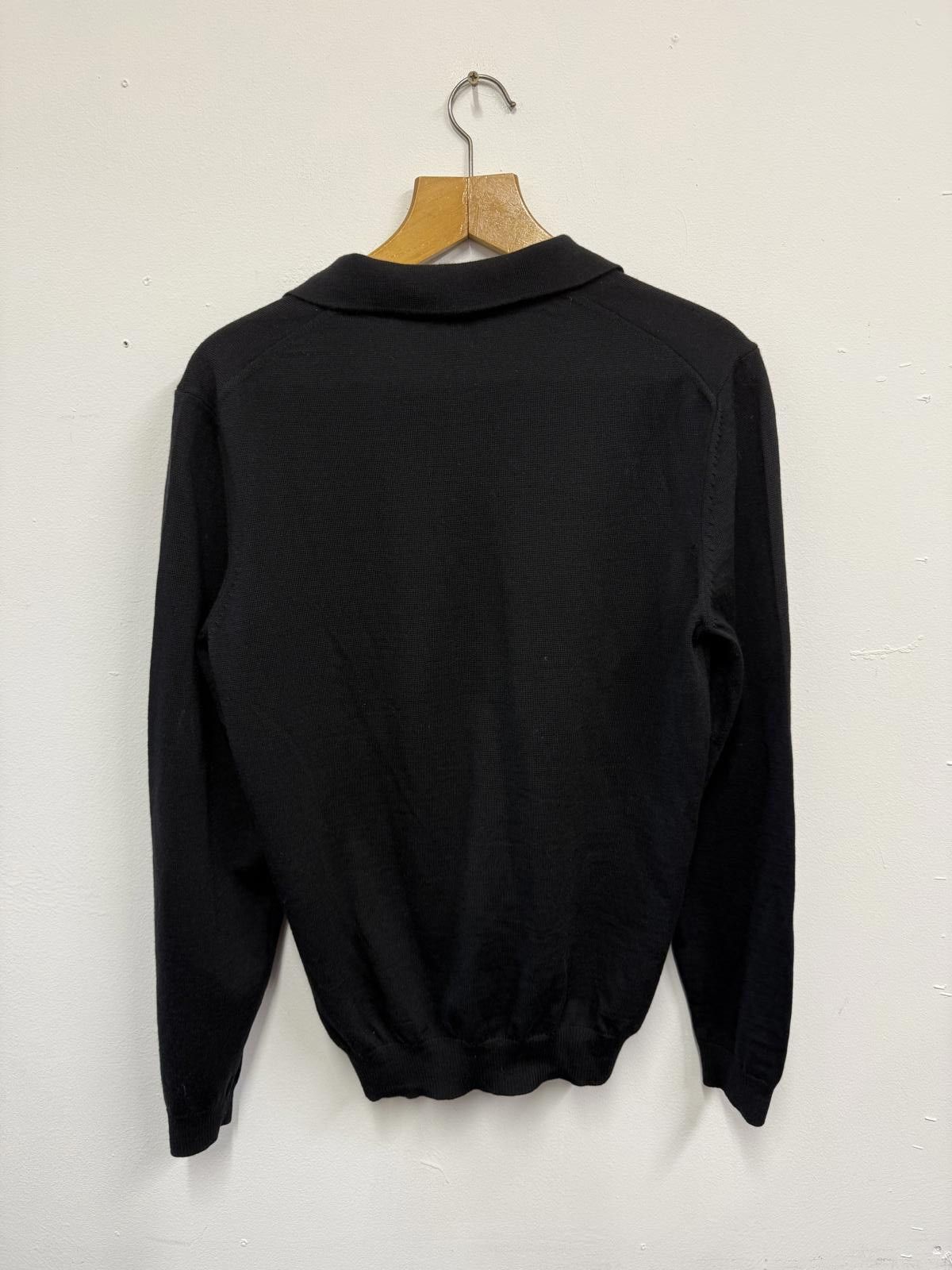 Hugo Boss Boss Black Regular Fit Extra Fine Merino Wool Polo Sweater M Size US M / EU 48-50 / 2 - 4 Thumbnail