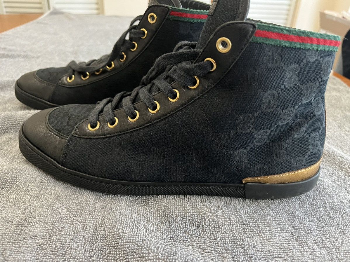 Gucci Gucci BlackGG Canvas and Leather | Grailed