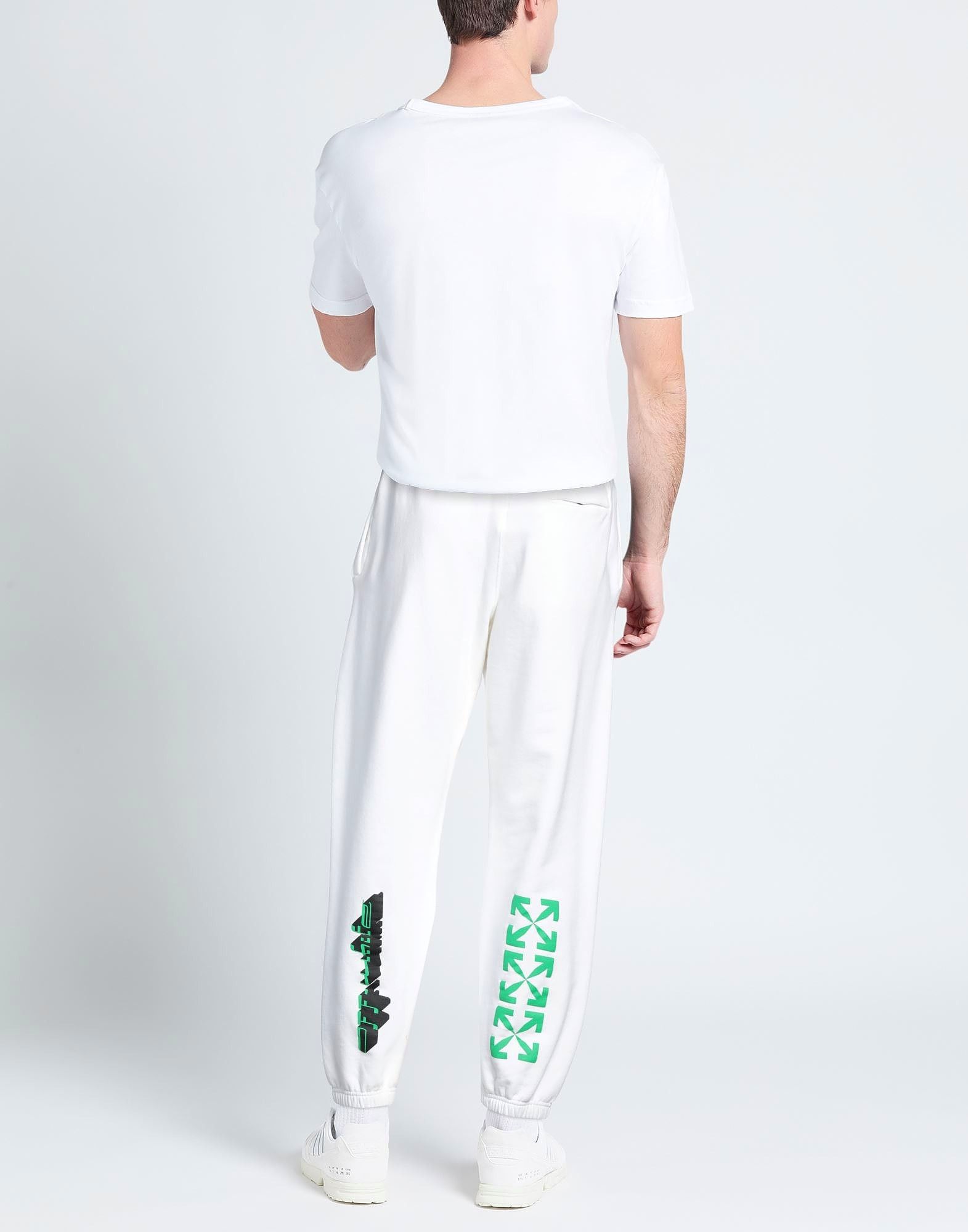 Off-White White Mirko Two Arrow Logo Sweatpants Size US 32 / EU 48 - 3 Thumbnail