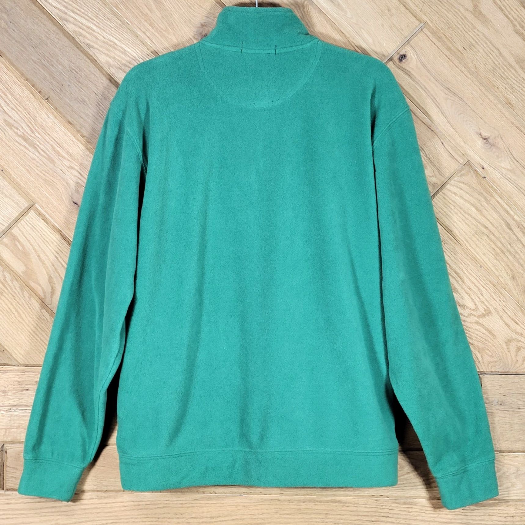 Lyle & Scott Lyle & Scott Mens Pullover Sweatshirt 1/4 Zip Long Sleeve Green M Size US M / EU 48-50 / 2 - 4 Thumbnail