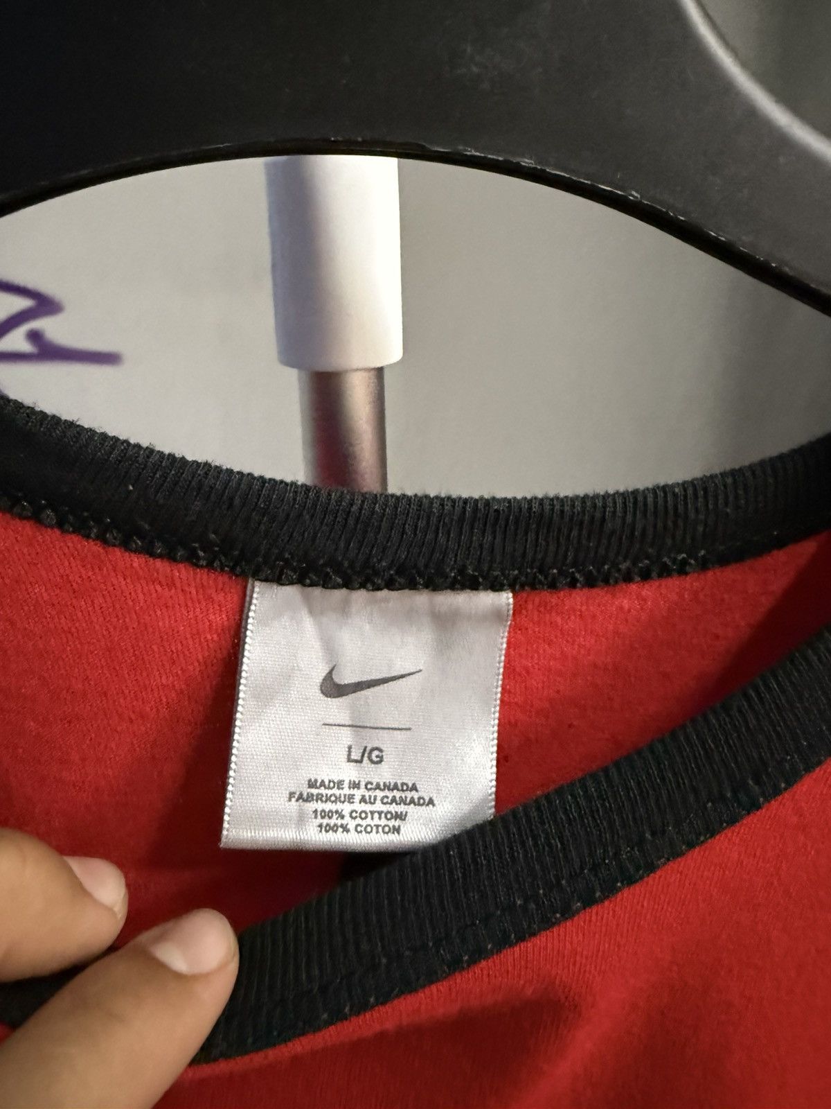 Nike NIKE RARE CENTRAL HOCKEY LOGO SWOOSH Y2K RETRO TEE TSHIRT Size US L / EU 52-54 / 3 - 3 Thumbnail