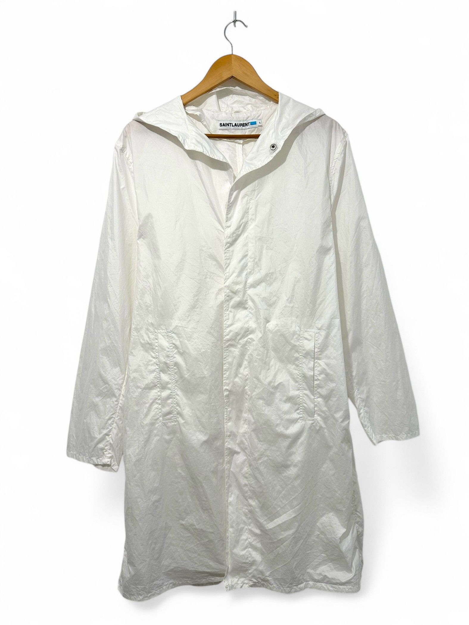 Saint Laurent Paris Saint Laurent Paris Light Nylon Hooded Jacket Large Size US L / EU 52-54 / 3 - 1 Thumbnail