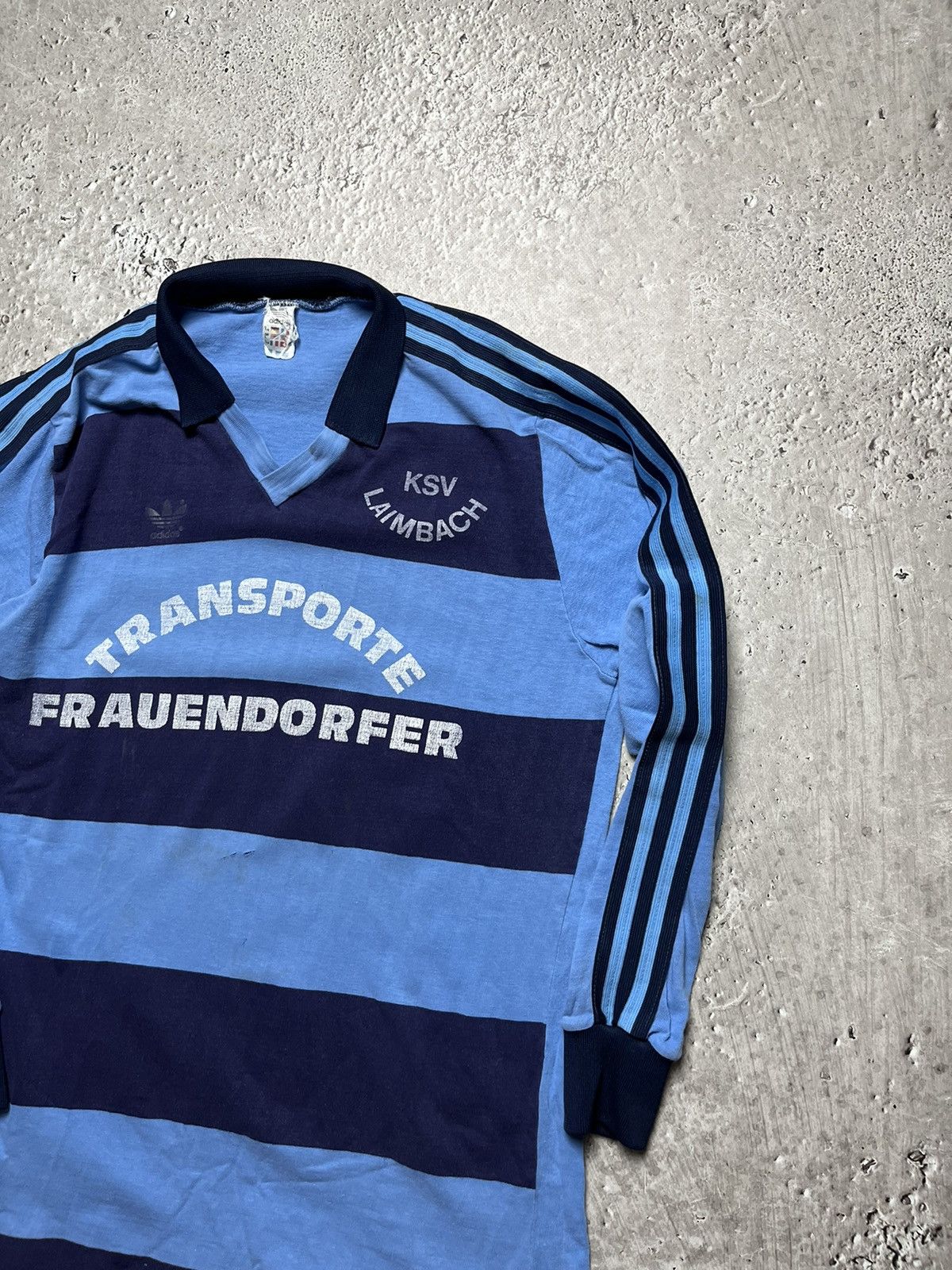Adidas × Vintage #9 Vintage Adidas West Germany 80/90 Jersey Longsleeve Size US L / EU 52-54 / 3 - 2 Thumbnail