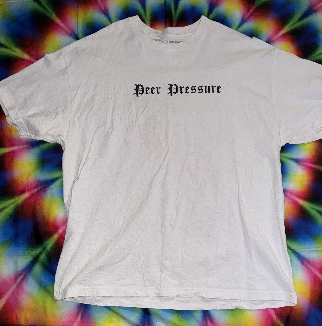 Lxrdknows Lxrd Knows Peer Pressure T-Shirt White Size US XXL / EU 58 / 5 - 1 Thumbnail