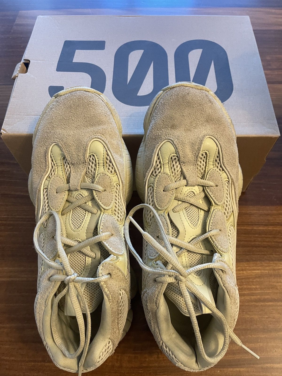 Yeezy Yeezy 500 DB2966 Super Moon Yellow 11 Size US 11 / EU 44 - 1 Thumbnail